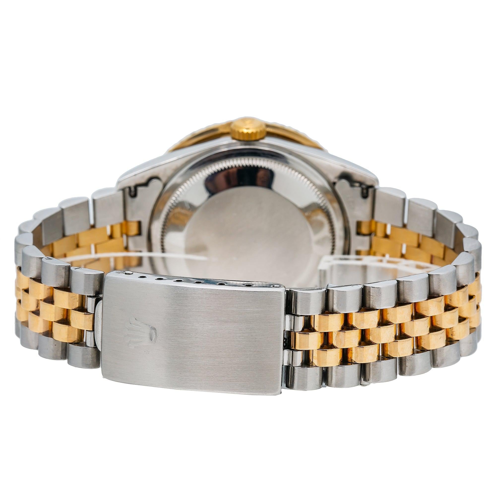 Rolex Datejust 16233 36MM Champagne Diamond Dial With 4.75 CT Diamonds