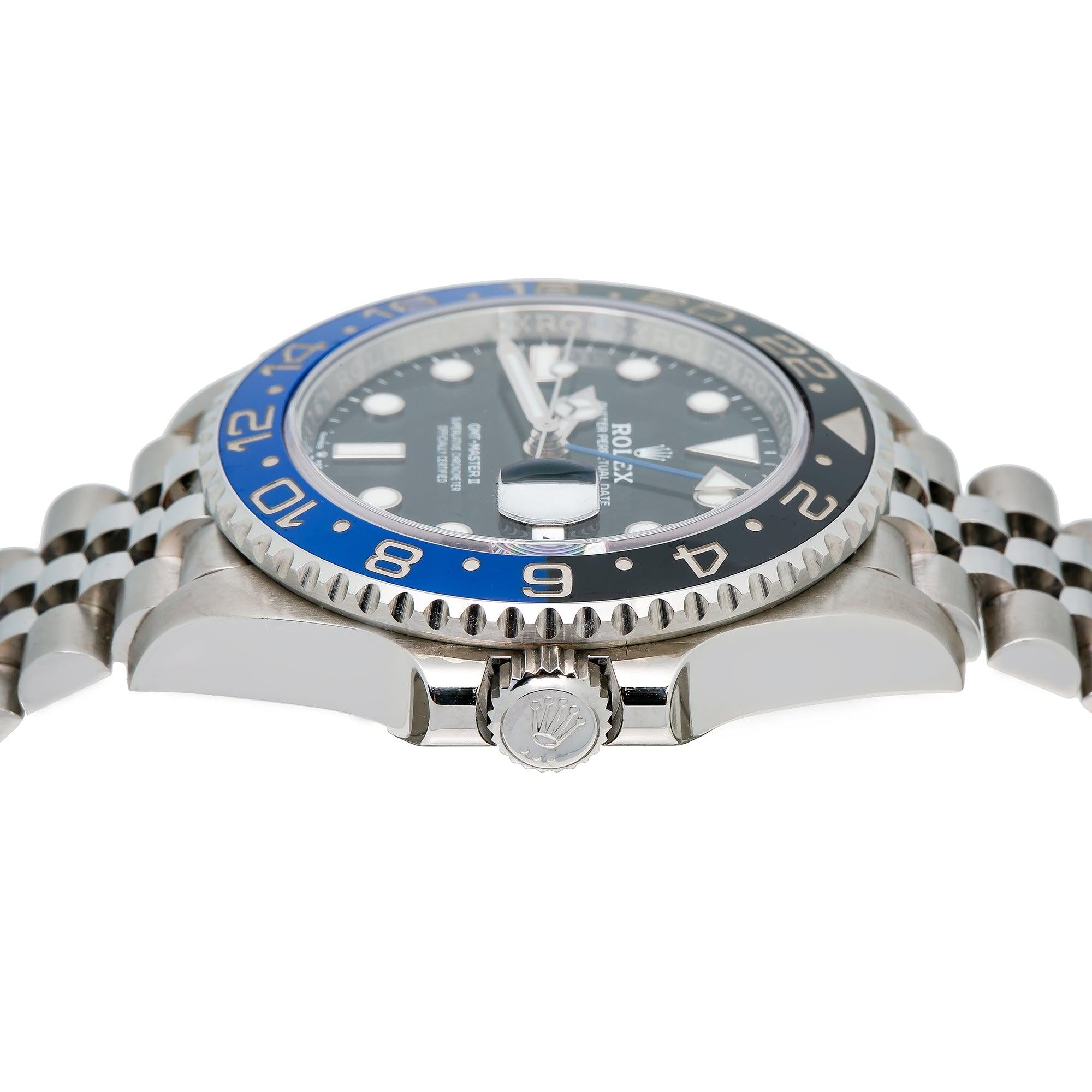 Rolex GMT-Master II 126710BLNR 40MM Black Dial With Stainless Steel Jubilee Bracelet