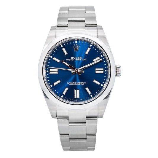 Rolex Oyster Perpetual 124300 41MM Blue Dial With Stainless Steel Oyster Bracelet