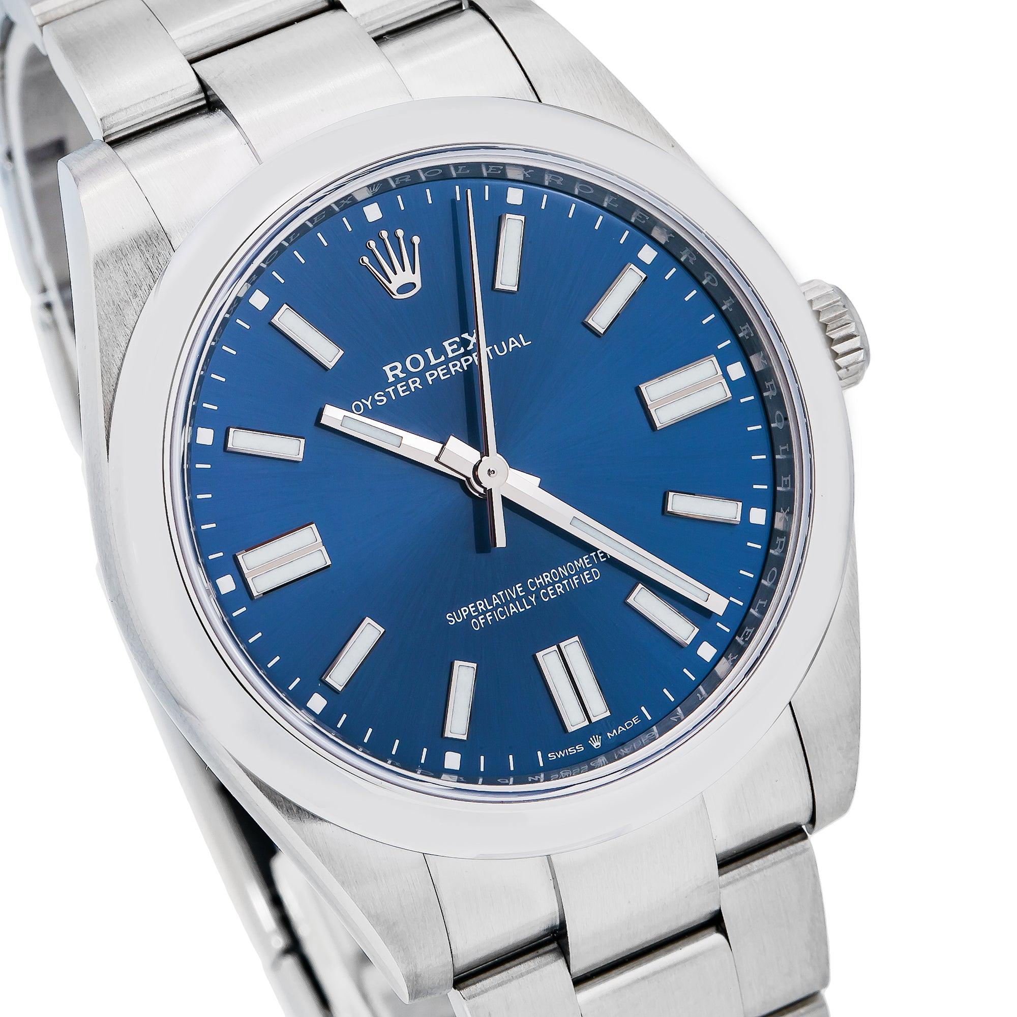 Rolex Oyster Perpetual 124300 41MM Blue Dial With Stainless Steel Oyster Bracelet