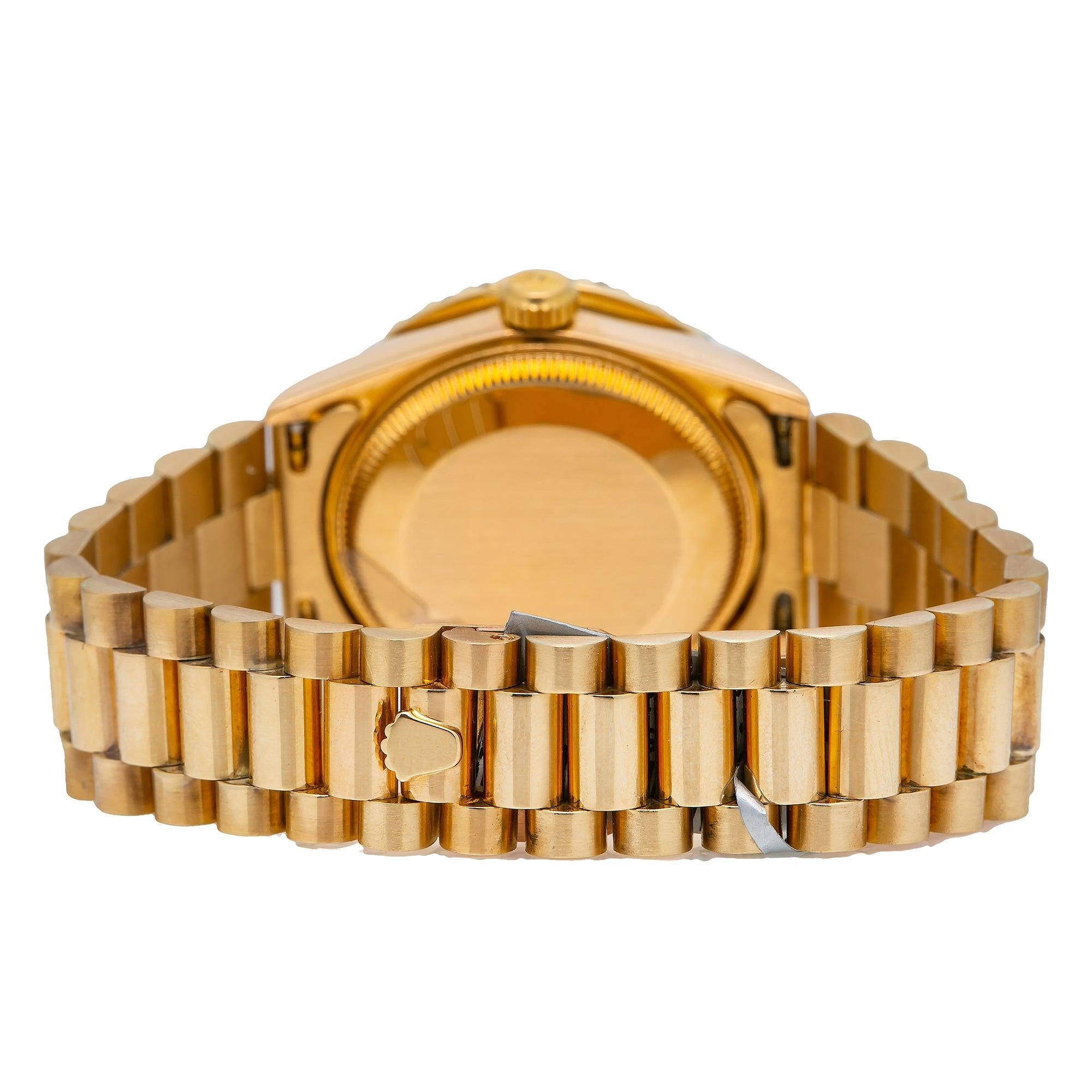 Rolex Datejust 68278 31MM Blue Diamond Dial With Yellow Gold Presidential Bracelet