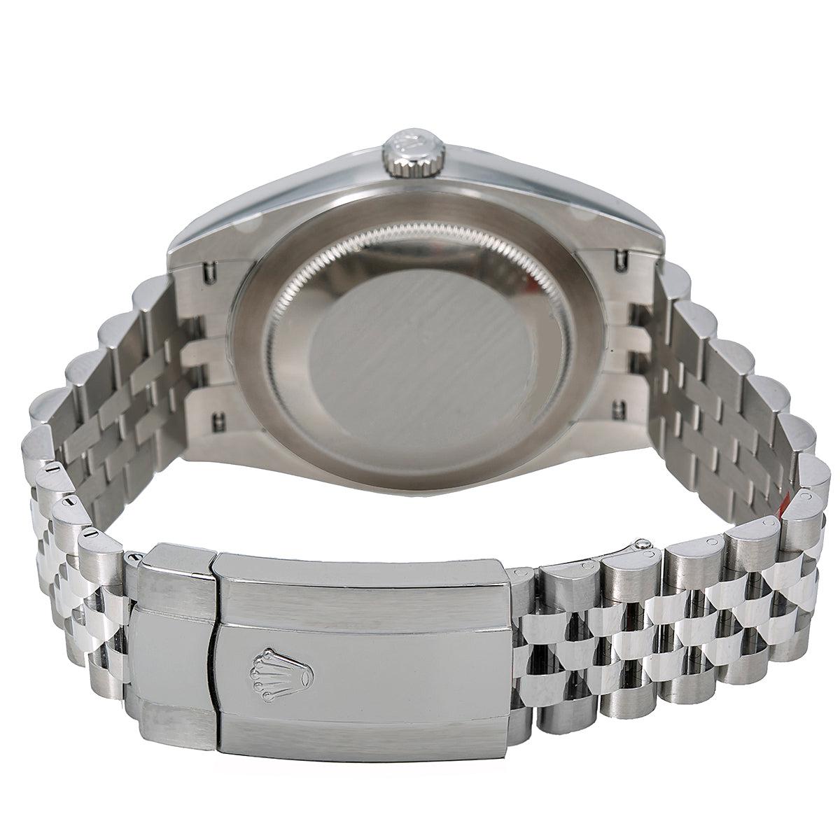 Rolex Datejust 126300 41MM Dark Mother of Pearl Diamond Dial With Jubilee Bracelet