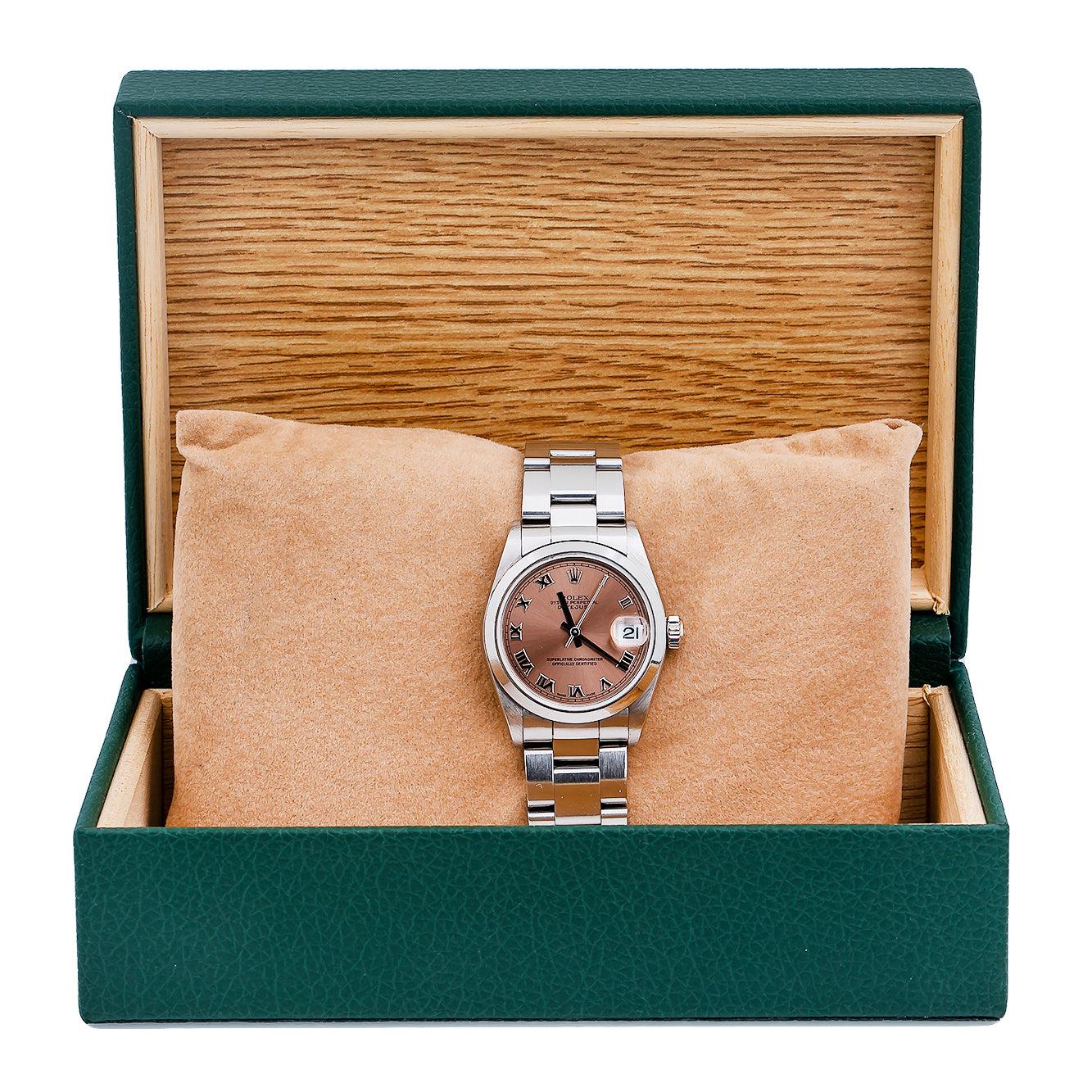 Rolex Datejust 78240 31MM Brown Dial With Stainless Steel Oyster Bracelet