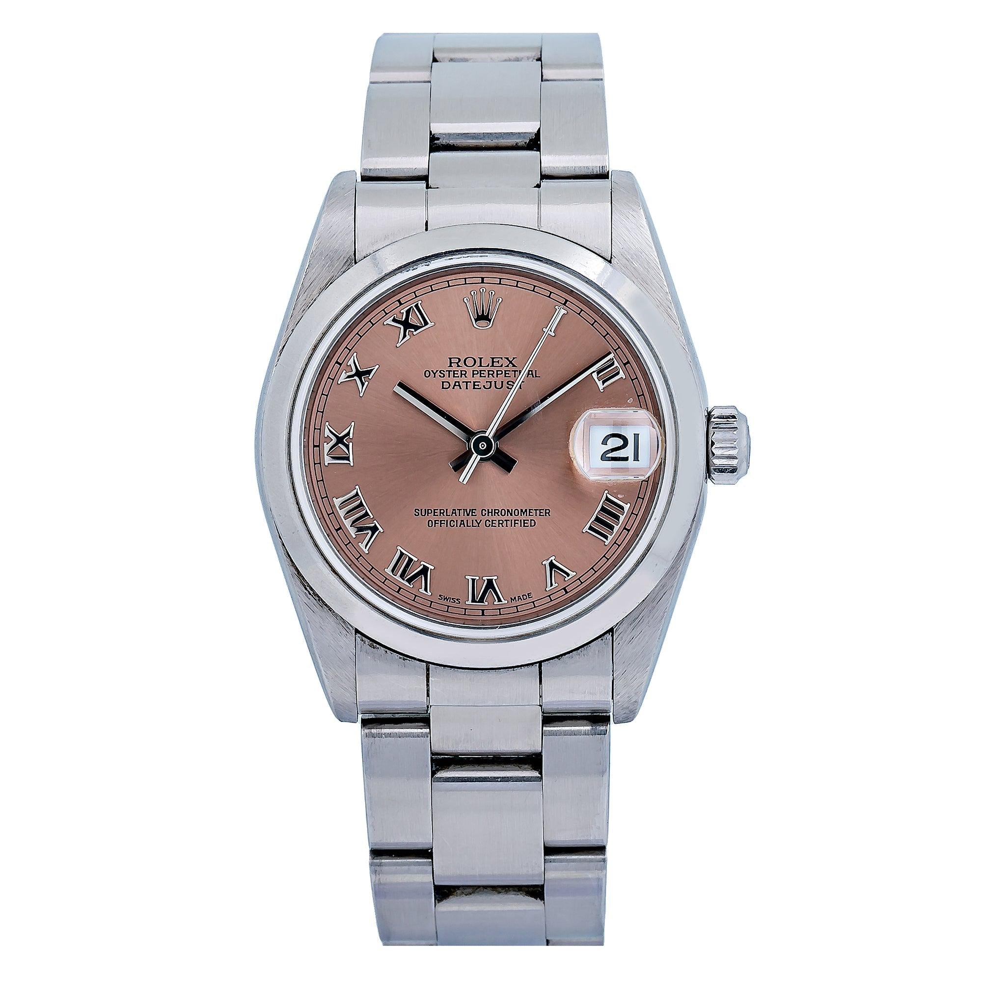 Rolex Datejust 78240 31MM Brown Dial With Stainless Steel Oyster Bracelet