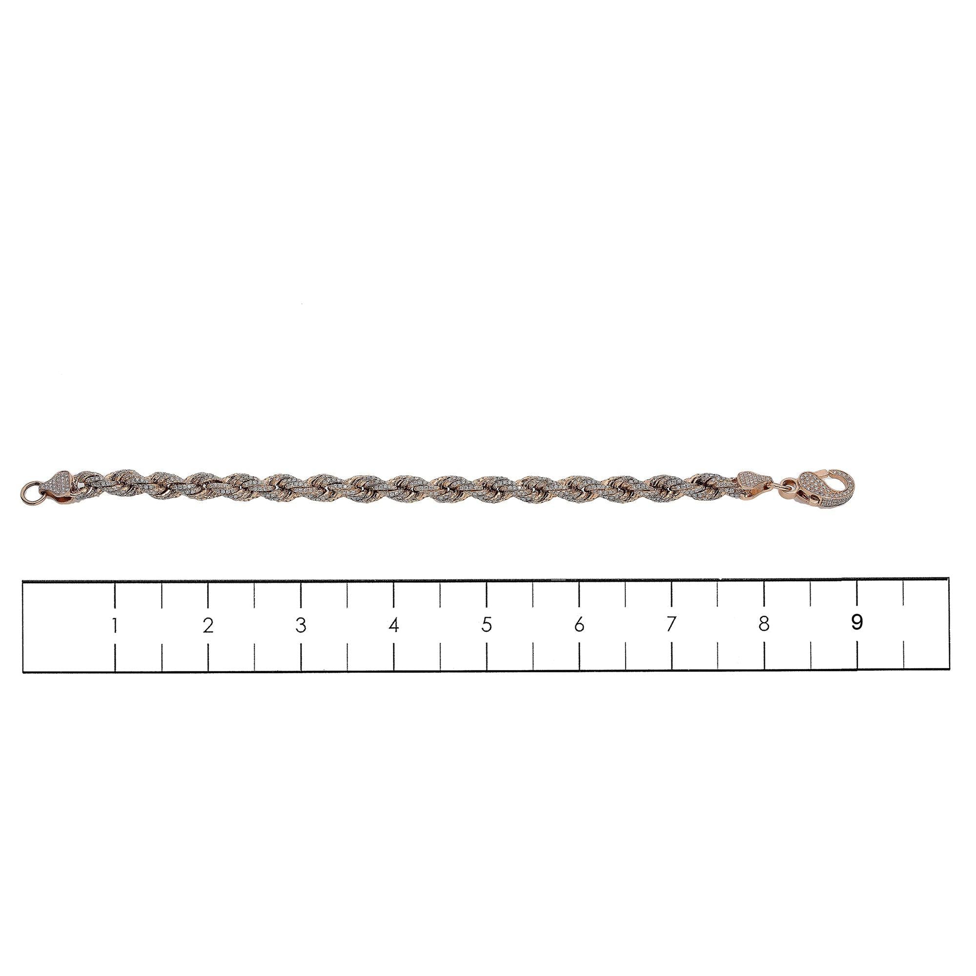 14K Yellow Gold Bracelet With Diamonds