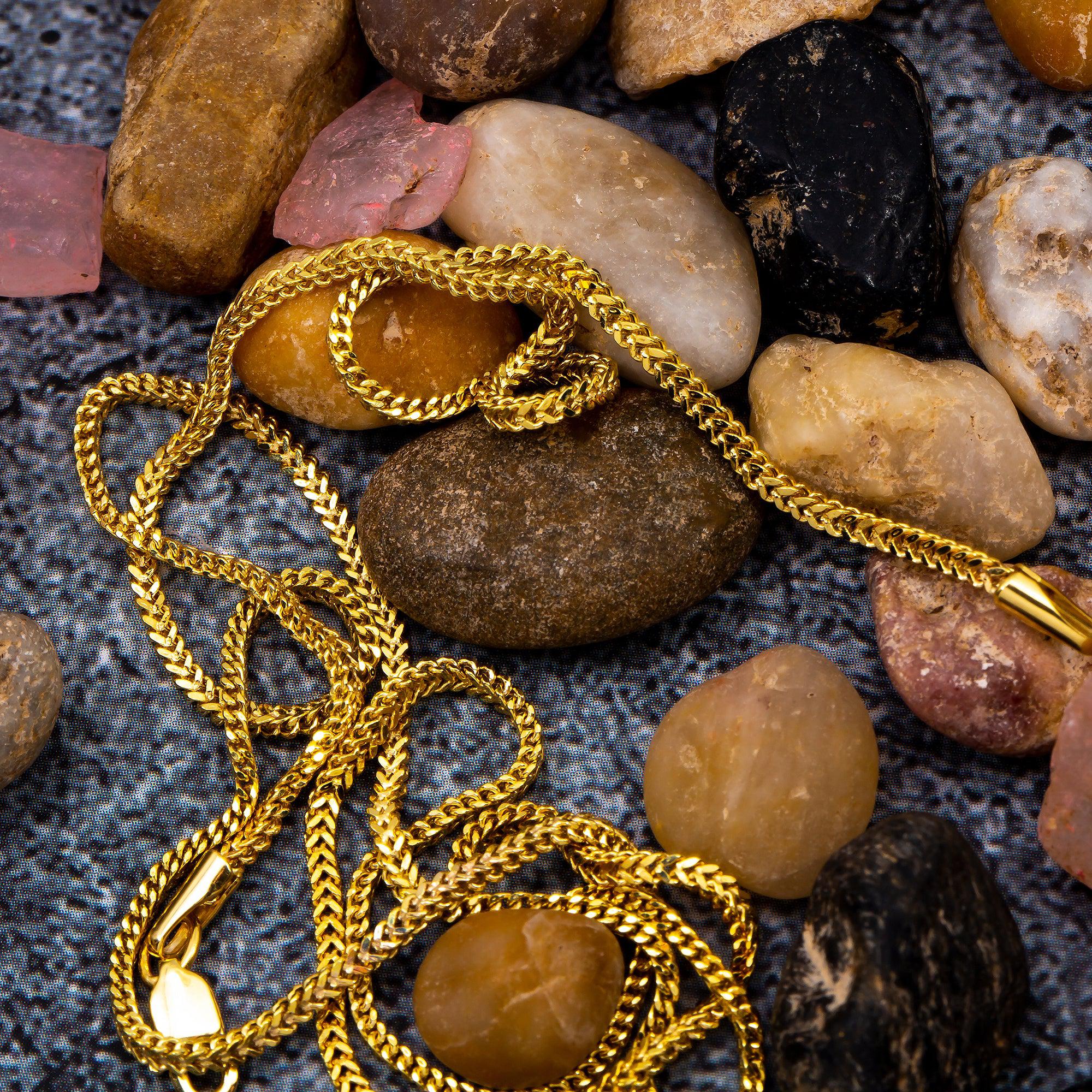 10K Yellow Gold 2mm Hollow Box Franco Chain Available In Sizes 18"-26"