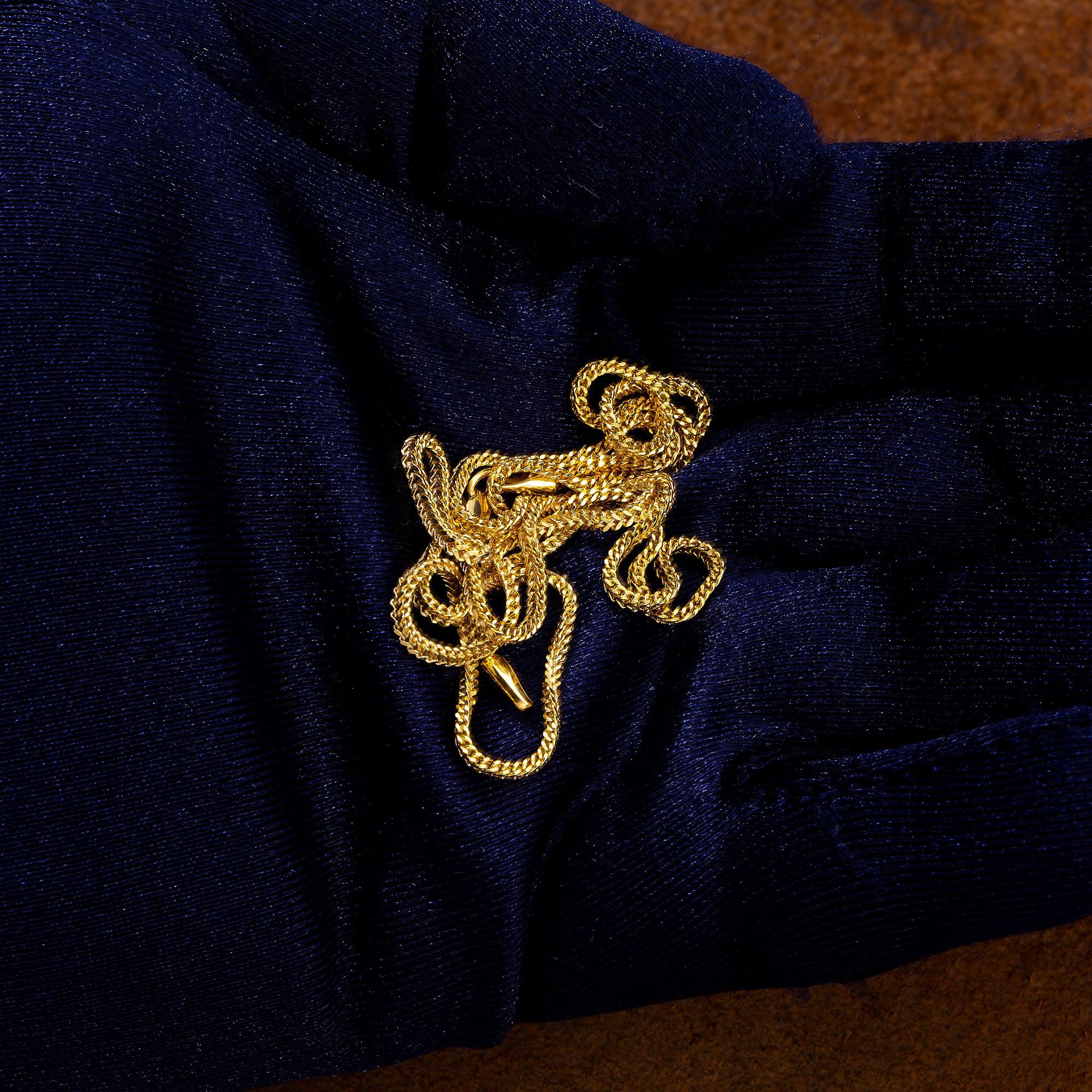 10K Yellow Gold 2mm Hollow Box Franco Chain Available In Sizes 18"-26"