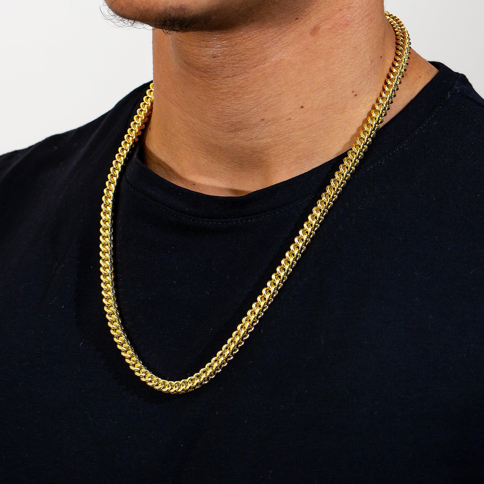 10K Yellow Gold 5.13mm Hollow Box Franco Chain Available In Sizes 18"-26"