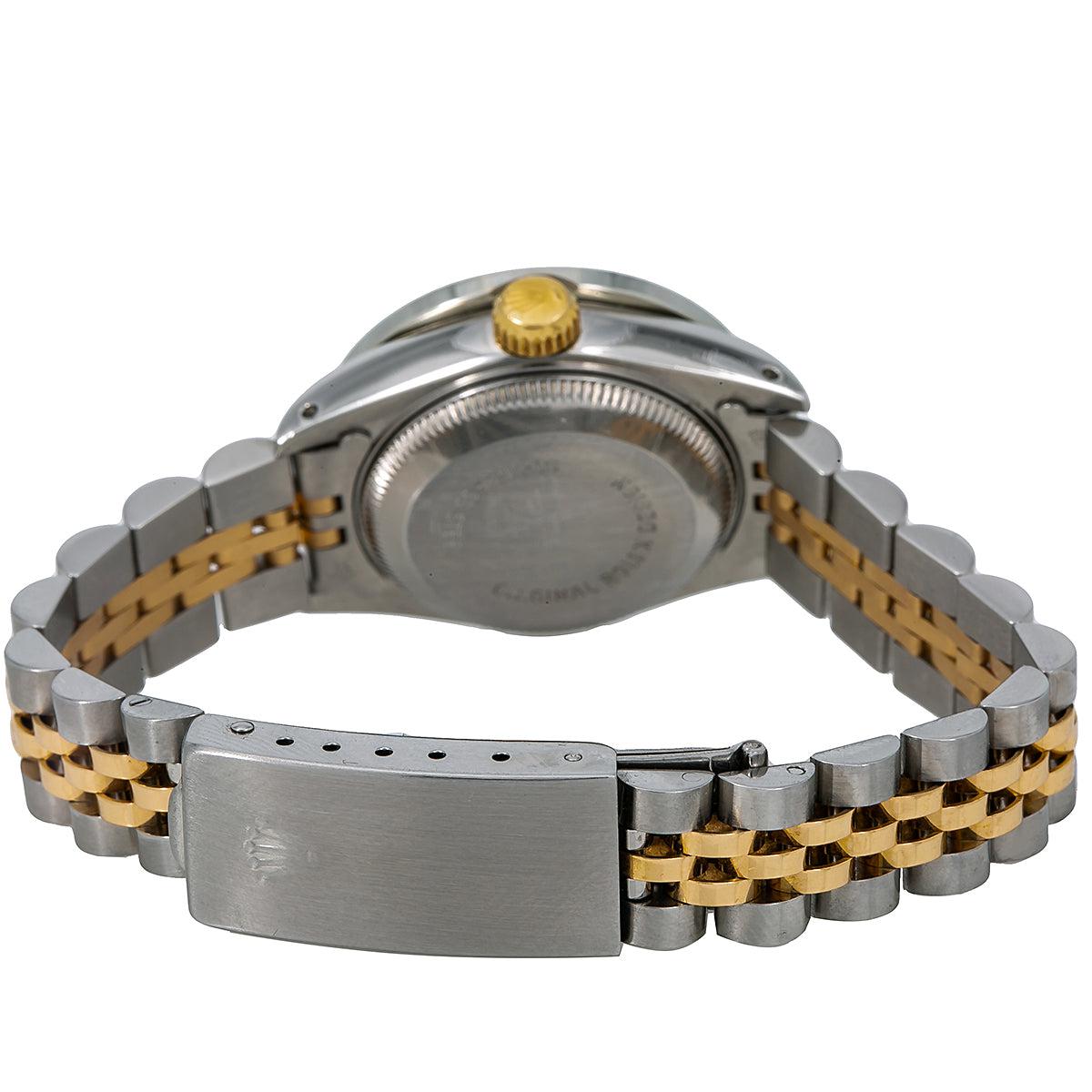 Rolex Datejust Diamond Watch, 69173 26mm, Champagne Diamond Dial With Two Tone Jubilee Bracelet