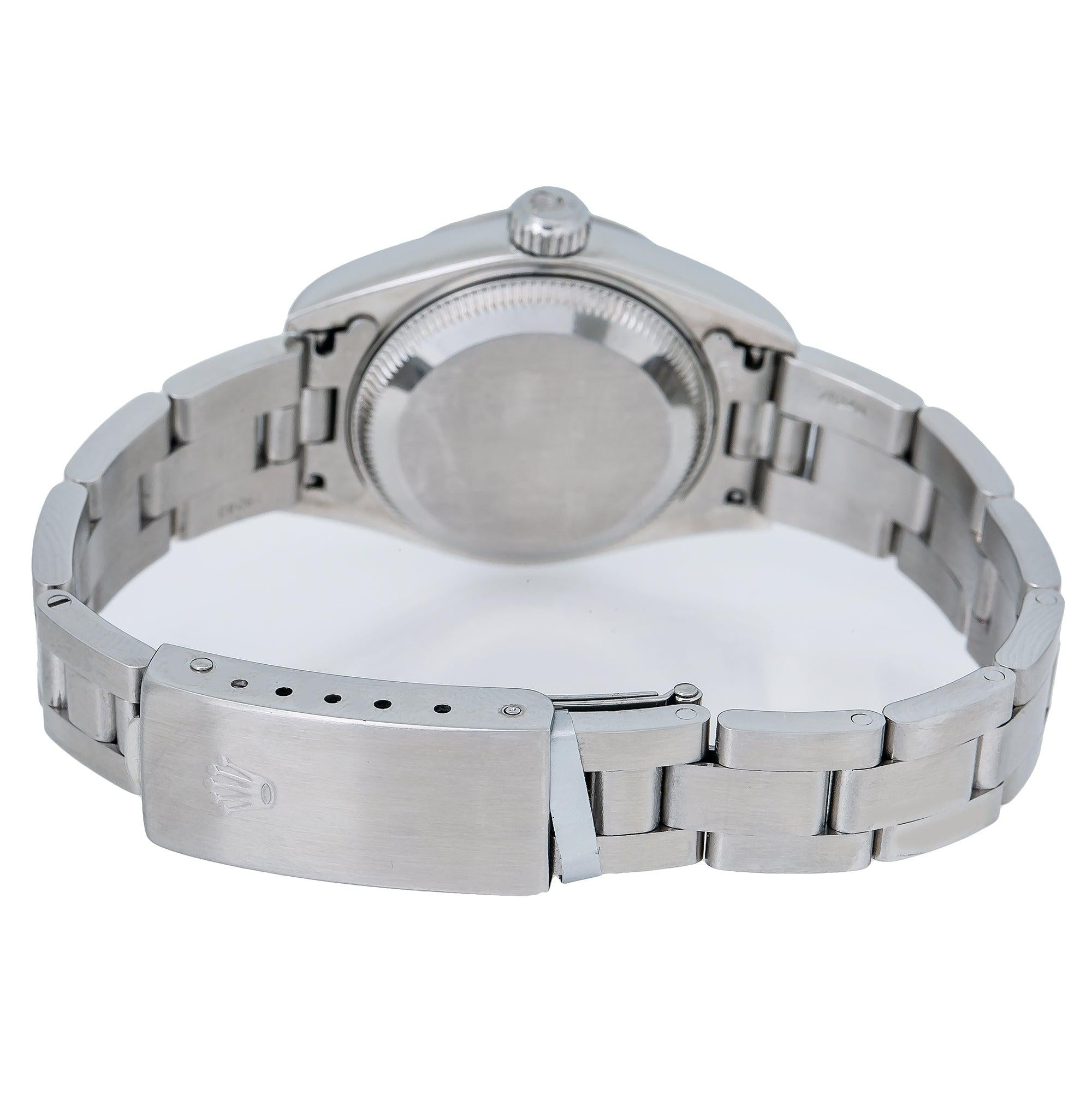 Rolex Oyster Perpetual Lady Date 79160 26MM Blue Dial Stainless Steel Oyster Bracelet