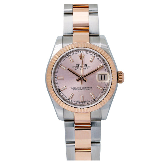 Rolex Lady-Datejust 178271 31MM Pink Dial With Two Tone Oyster Bracelet