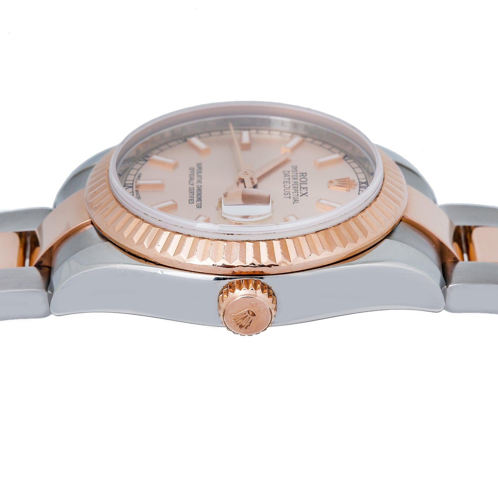 Rolex Lady-Datejust 178271 31MM Pink Dial With Two Tone Oyster Bracelet