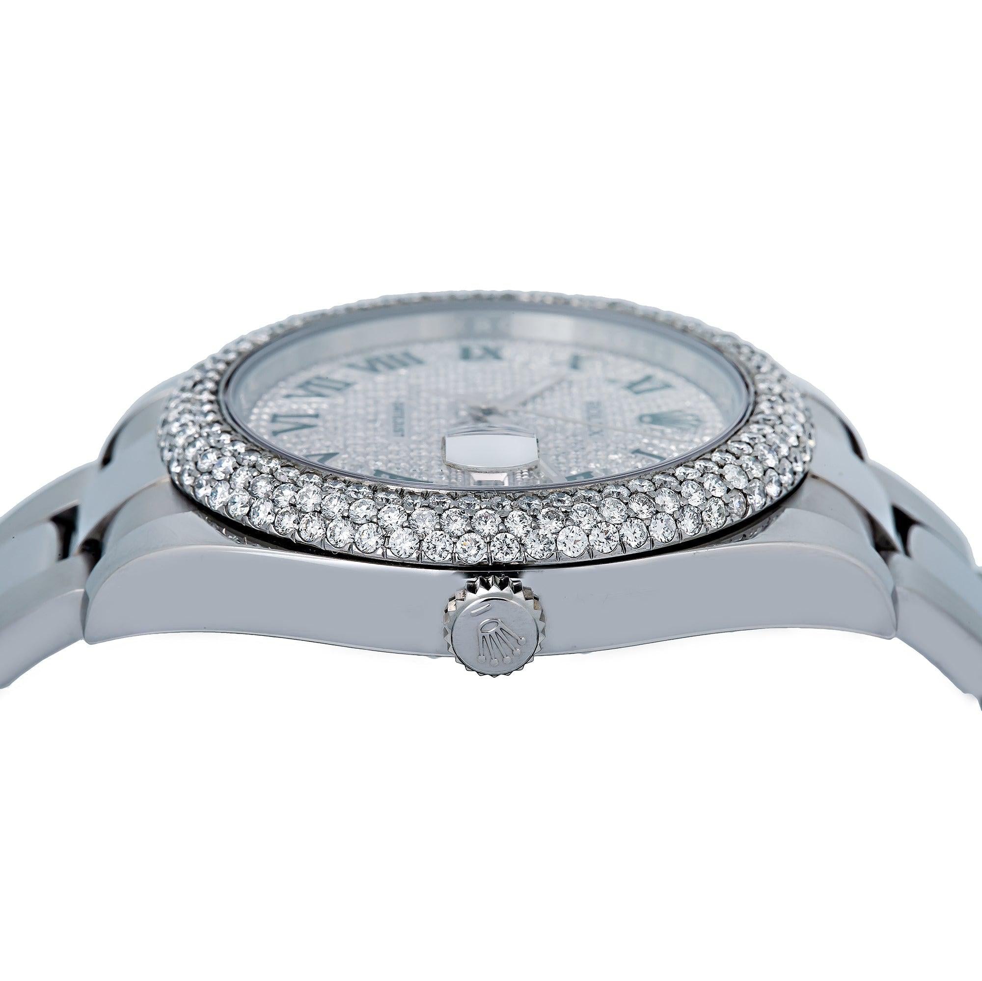 Rolex Datejust II 116300 41MM White Diamond Dial With Stainless Steel Oyster Bracelet