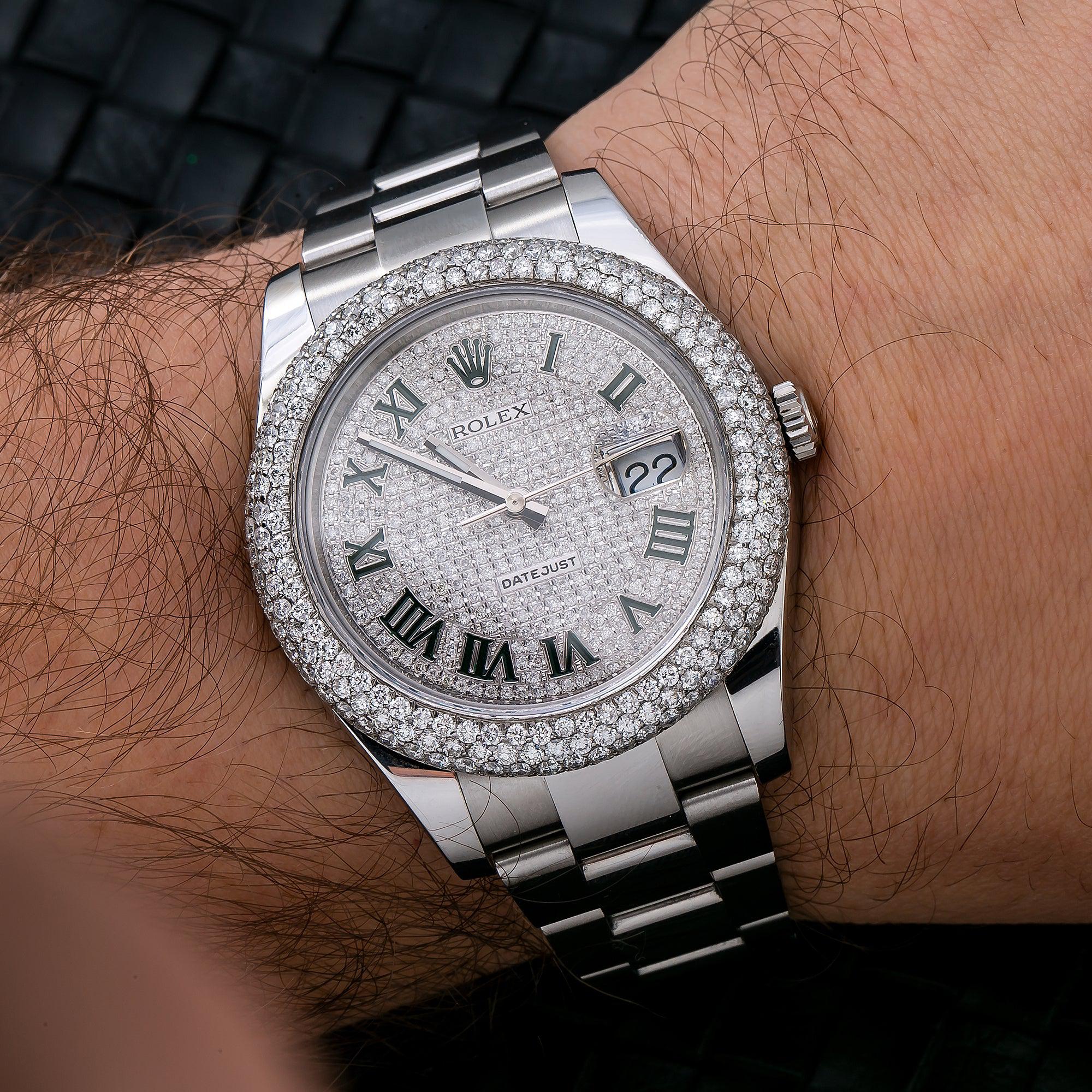 Rolex Datejust II 116300 41MM White Diamond Dial With Stainless Steel Oyster Bracelet