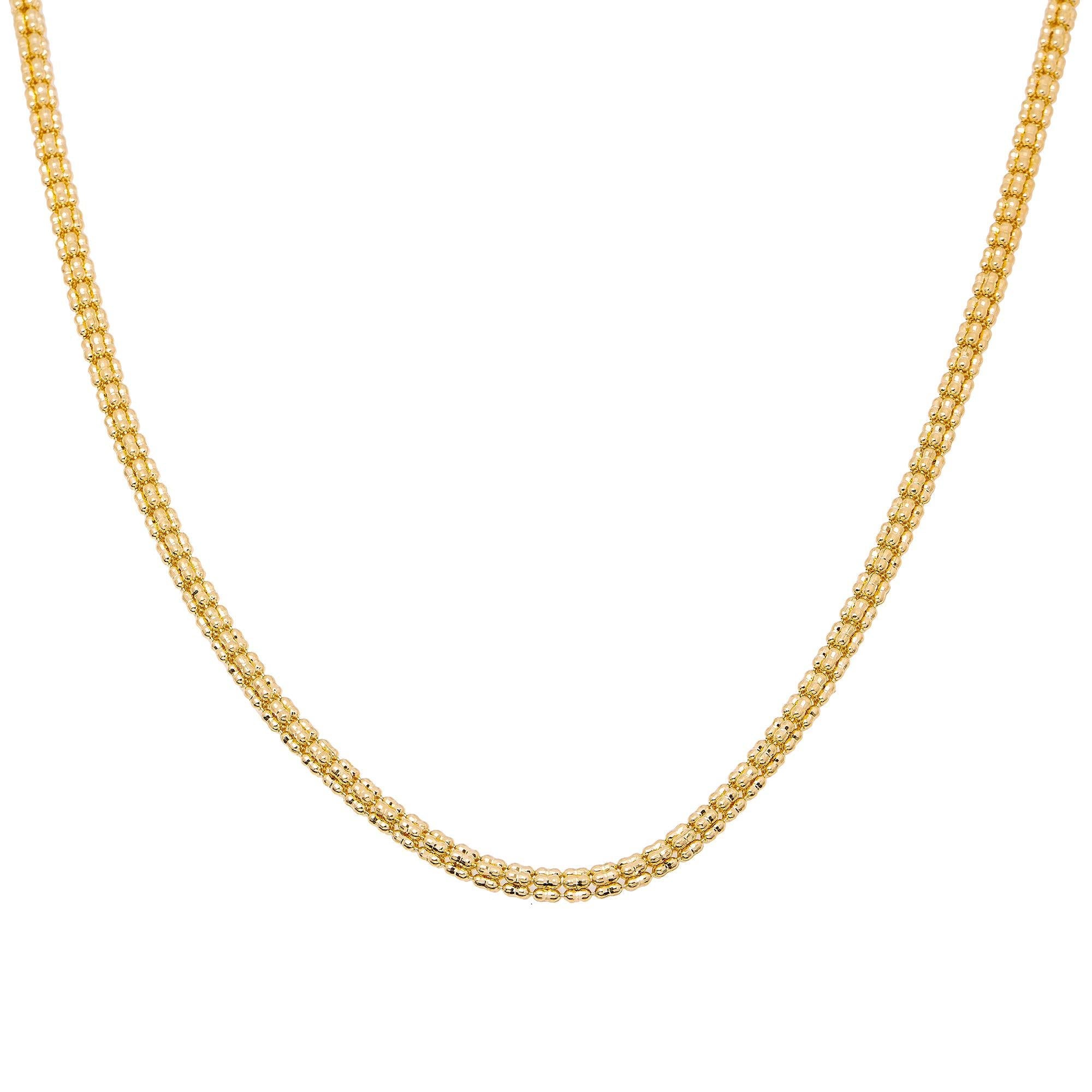 10K Yellow Gold 3.28mm Ice Chain Available In Sizes 18"-26"