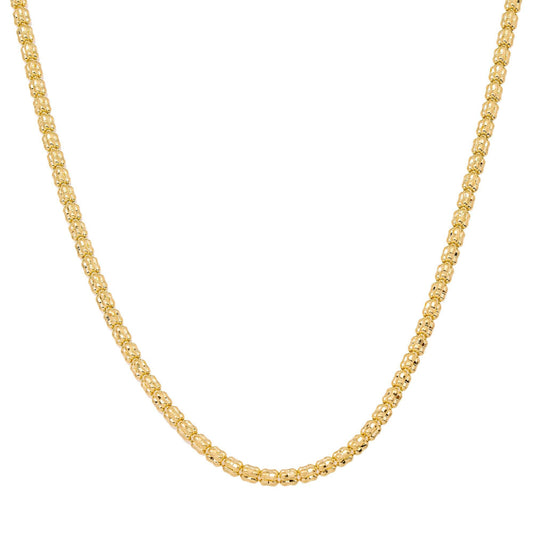 10K Yellow Gold 2.35mm Ice Chain Available In Sizes 18"-26"