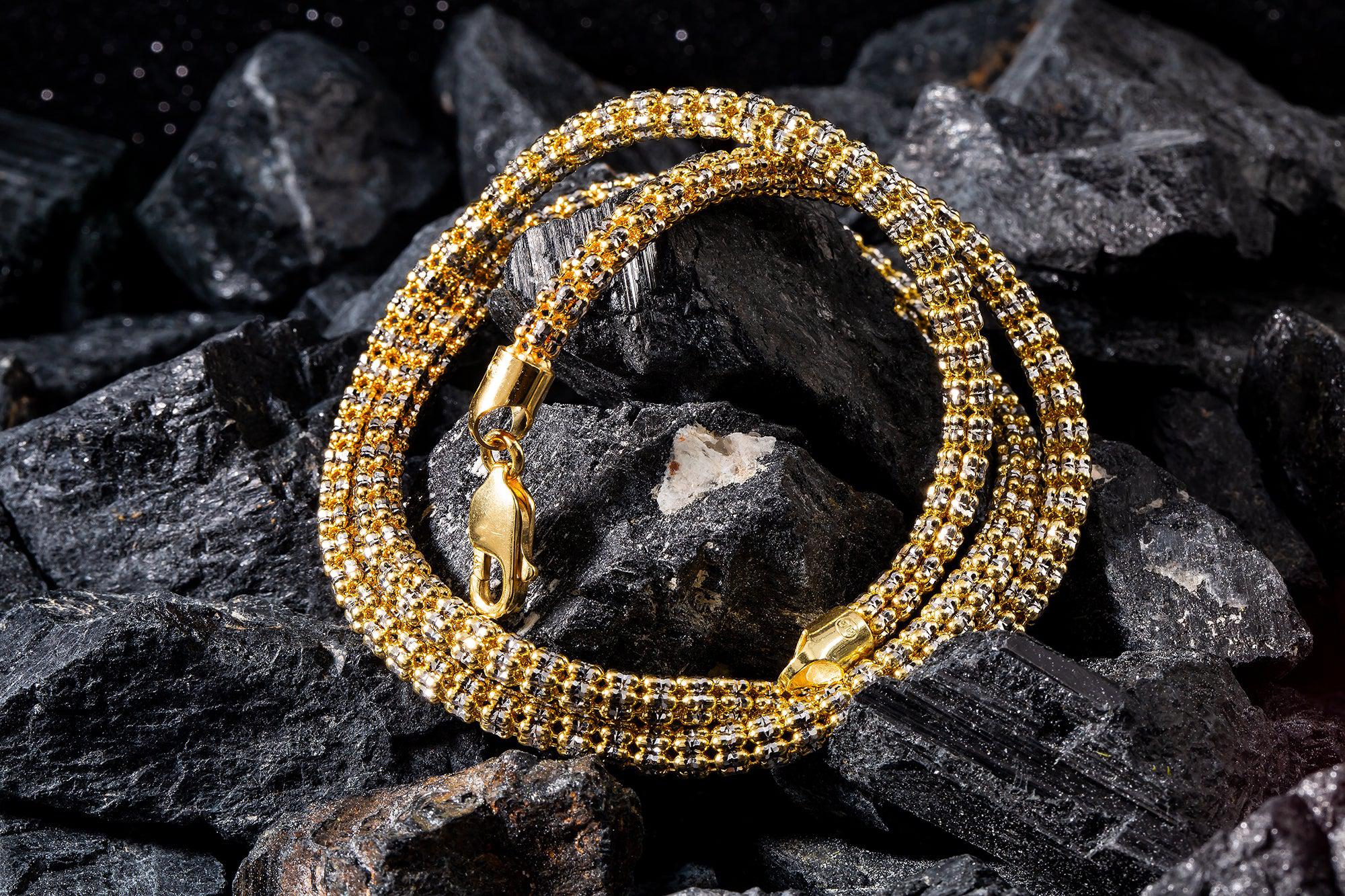 10K Yellow Gold 3.16mm Ice Chain Available In Sizes 18"-26"