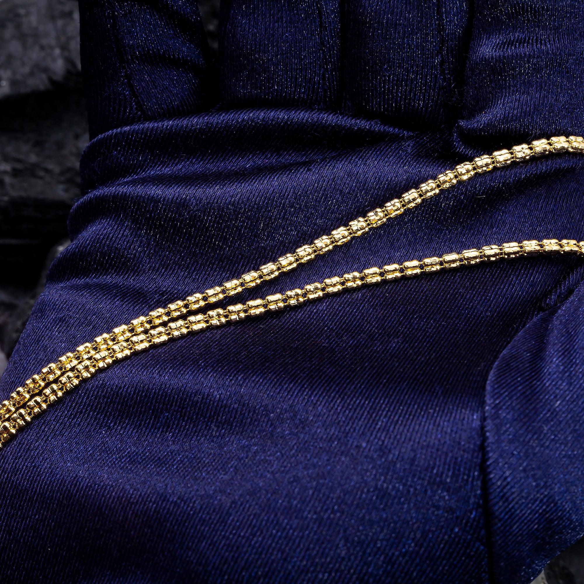 10K Yellow Gold 2.35mm Ice Chain Available In Sizes 18"-26"