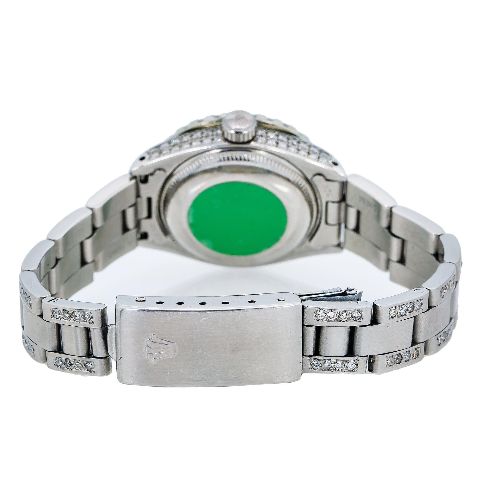 Rolex Lady-Datejust 6917 26MM Red Diamond Dial With 5.25 CT Diamonds