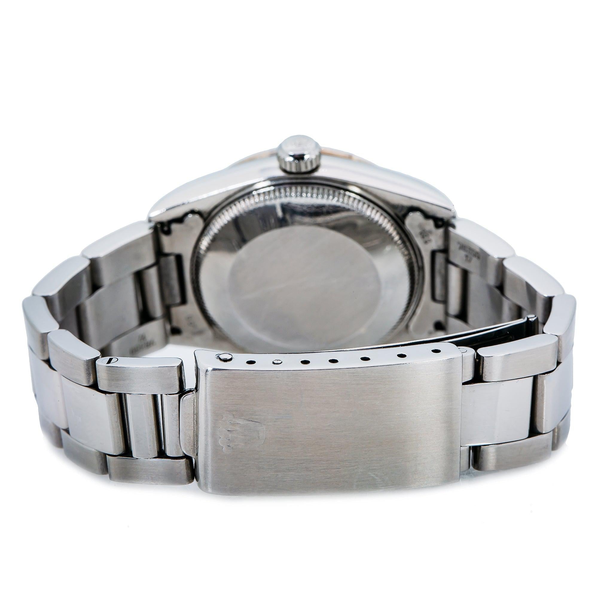 Rolex Lady-Datejust 68274 31MM Silver Diamond Dial