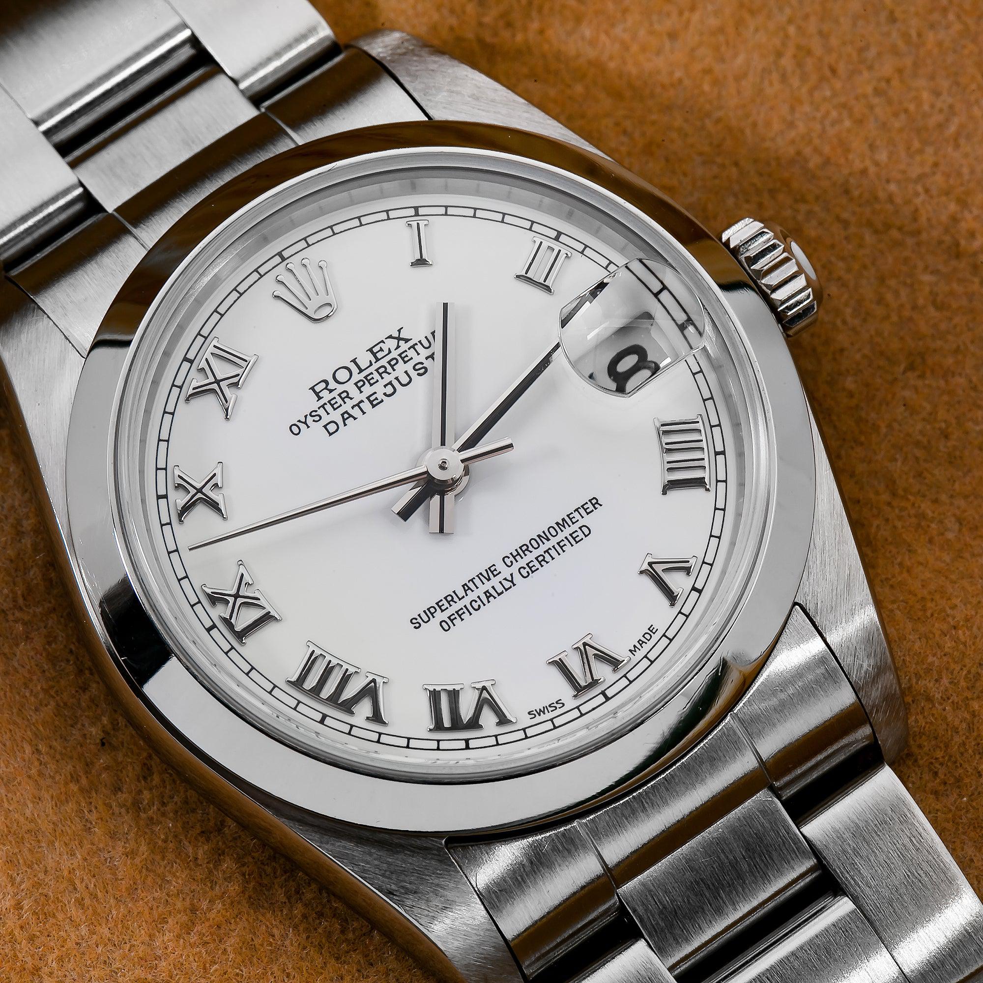 Rolex DateJust 31MM White Dial With Stainless Steel Oyster Bracelet