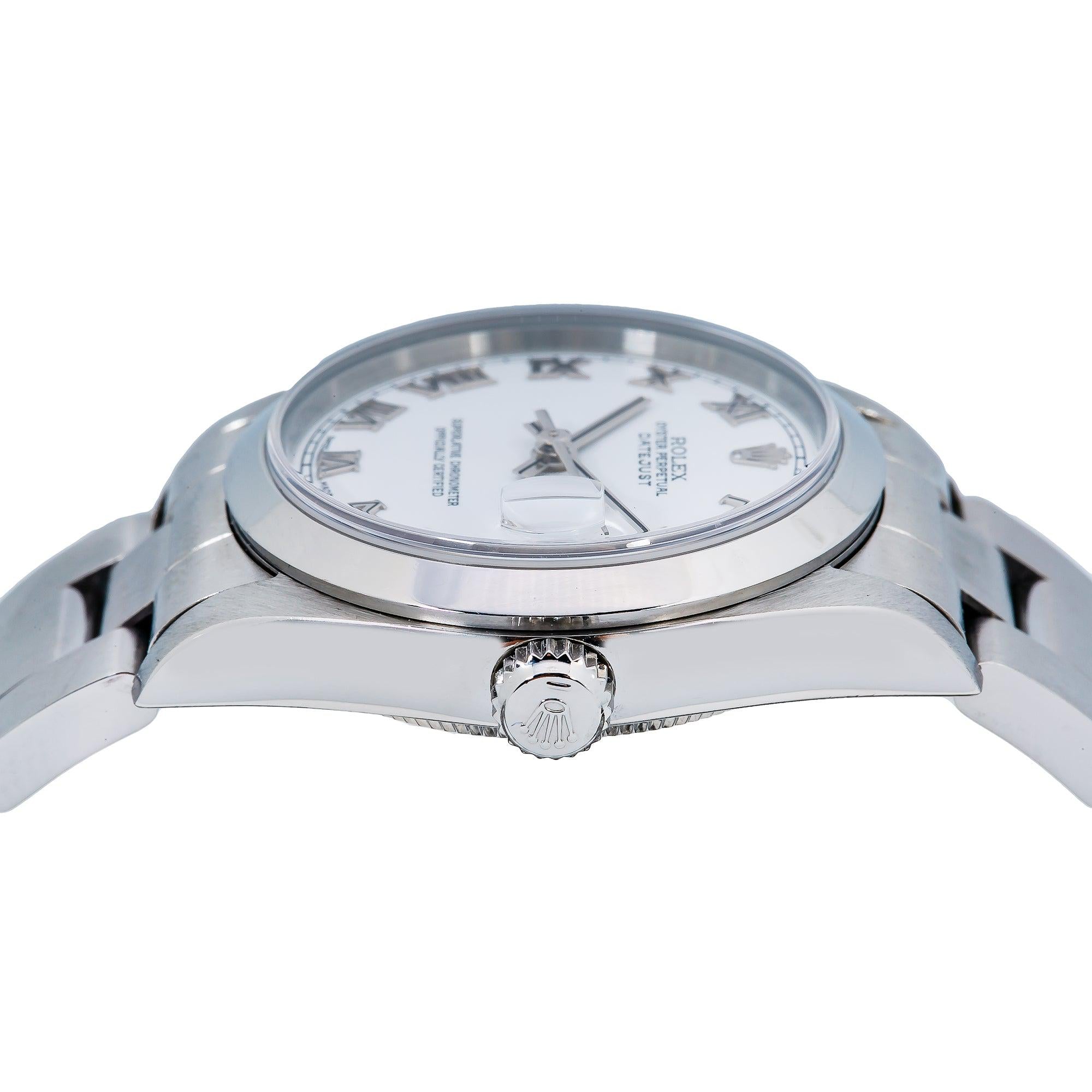 Rolex DateJust 31MM White Dial With Stainless Steel Oyster Bracelet
