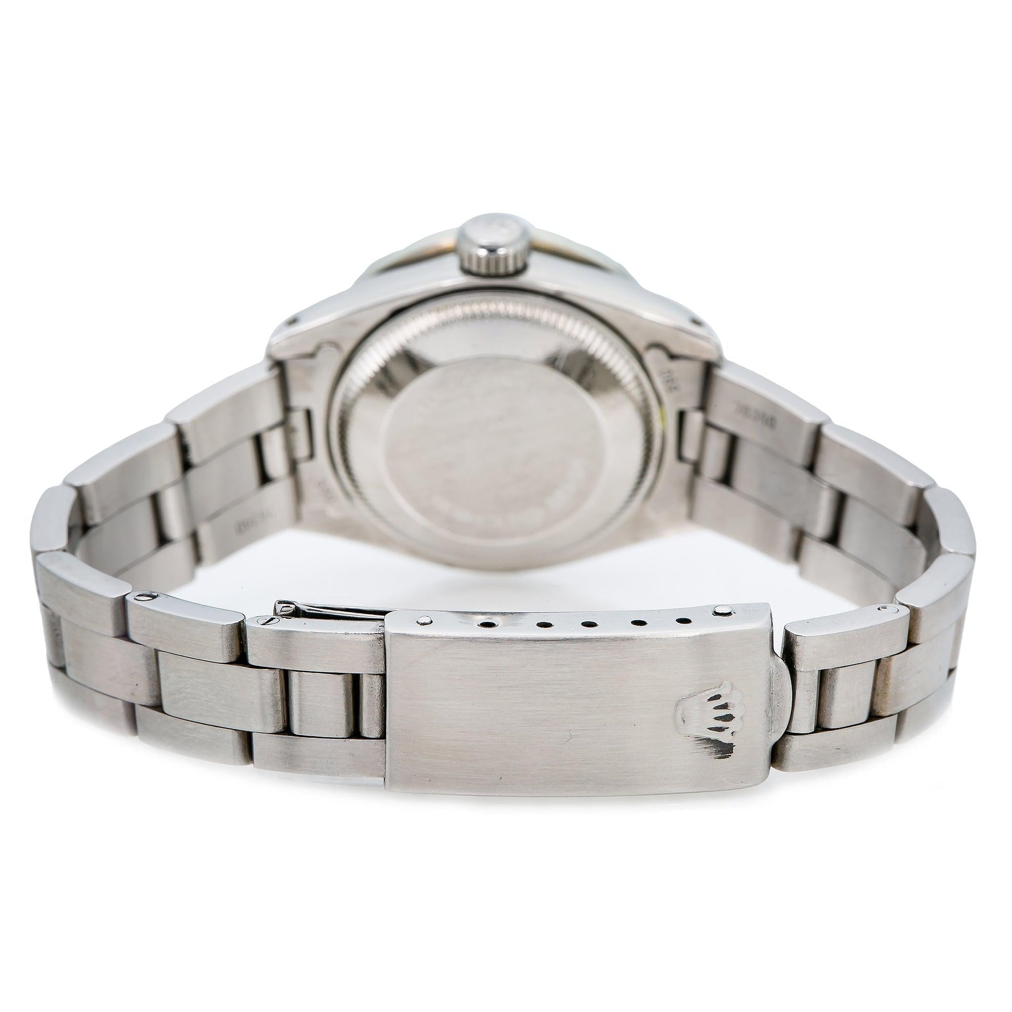 Rolex Lady-Datejust 6917 26MM Blue Diamond Dial With Stainless Steel Bracelet