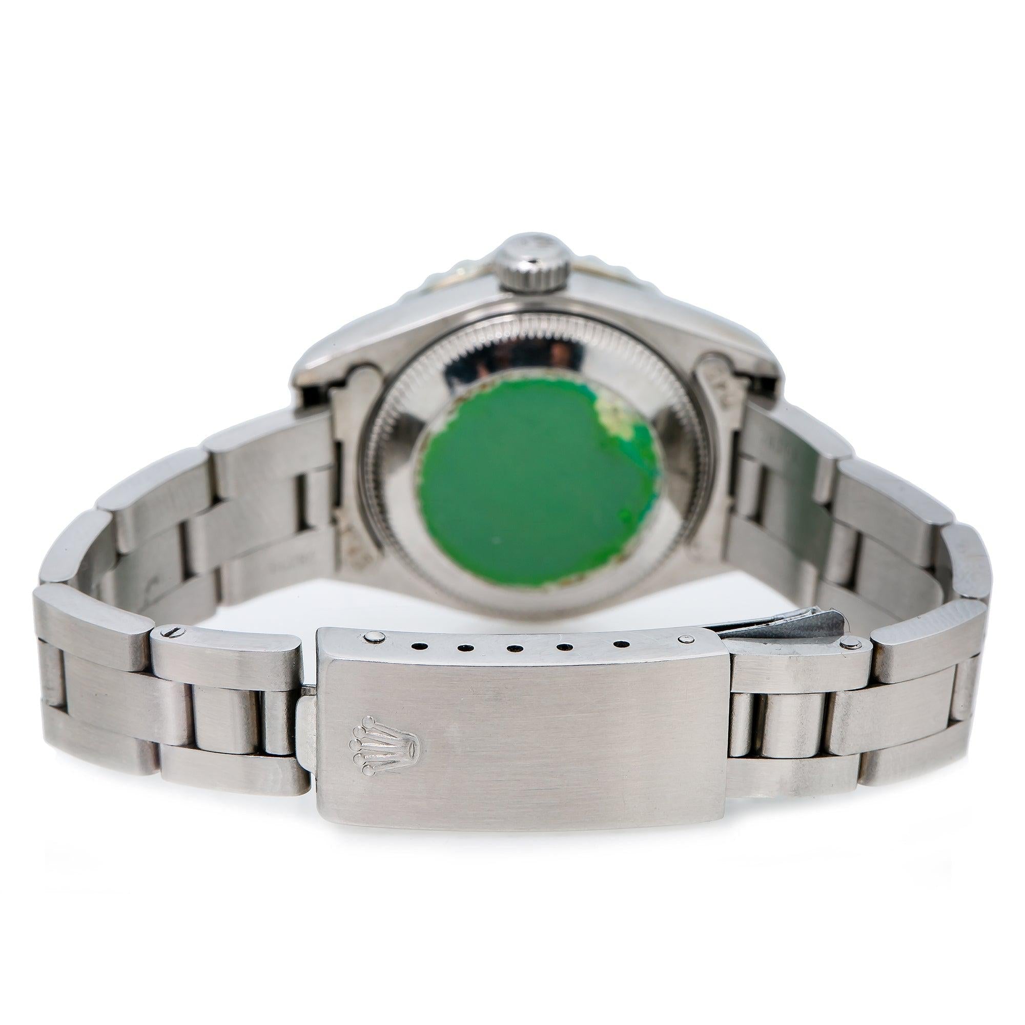 Rolex Oyster Perpetual Lady Date 69160 26MM Blue Dial With Oyster Bracelet