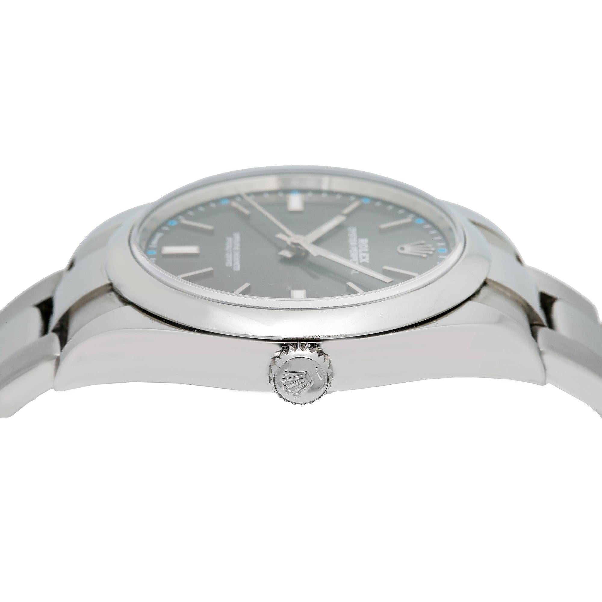 Rolex Oyster Perpetual 114300 39MM Rhodium Dial With Stainless Steel Oyster Bracelet