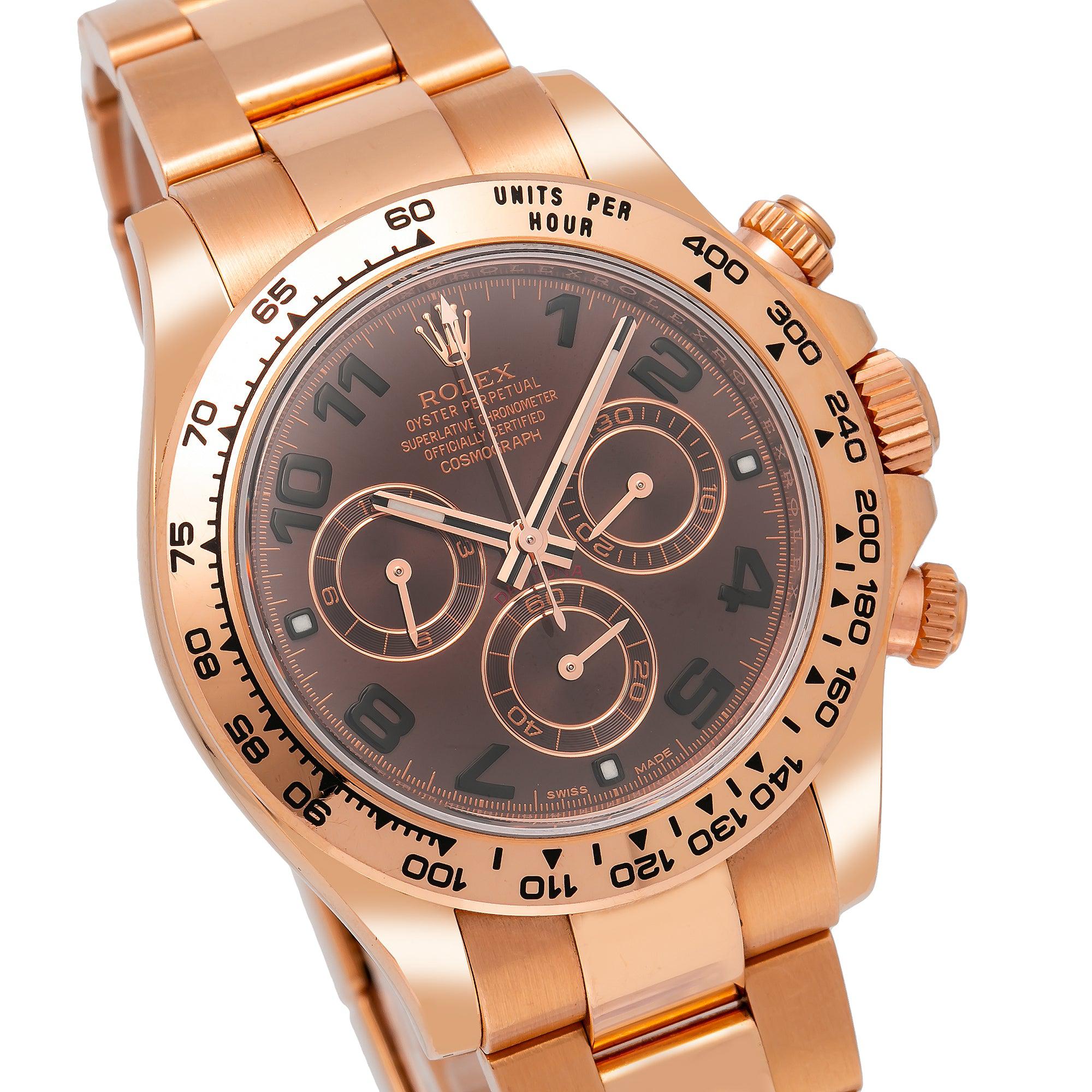 Rolex Daytona 116505 40MM Chocolate Dial With Rose Gold Oyster Bracelet