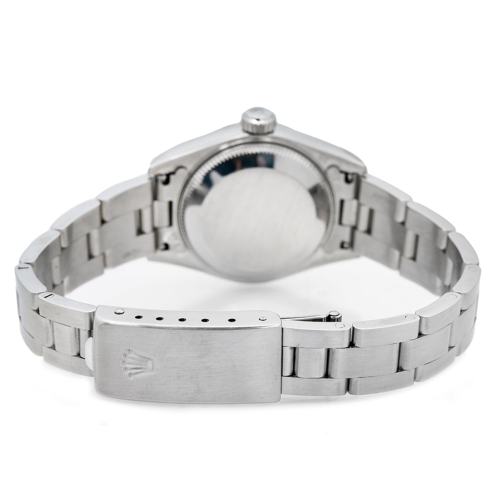 Rolex Lady-Datejust 79174 26MM Black Dial With Stainless Steel Bracelet