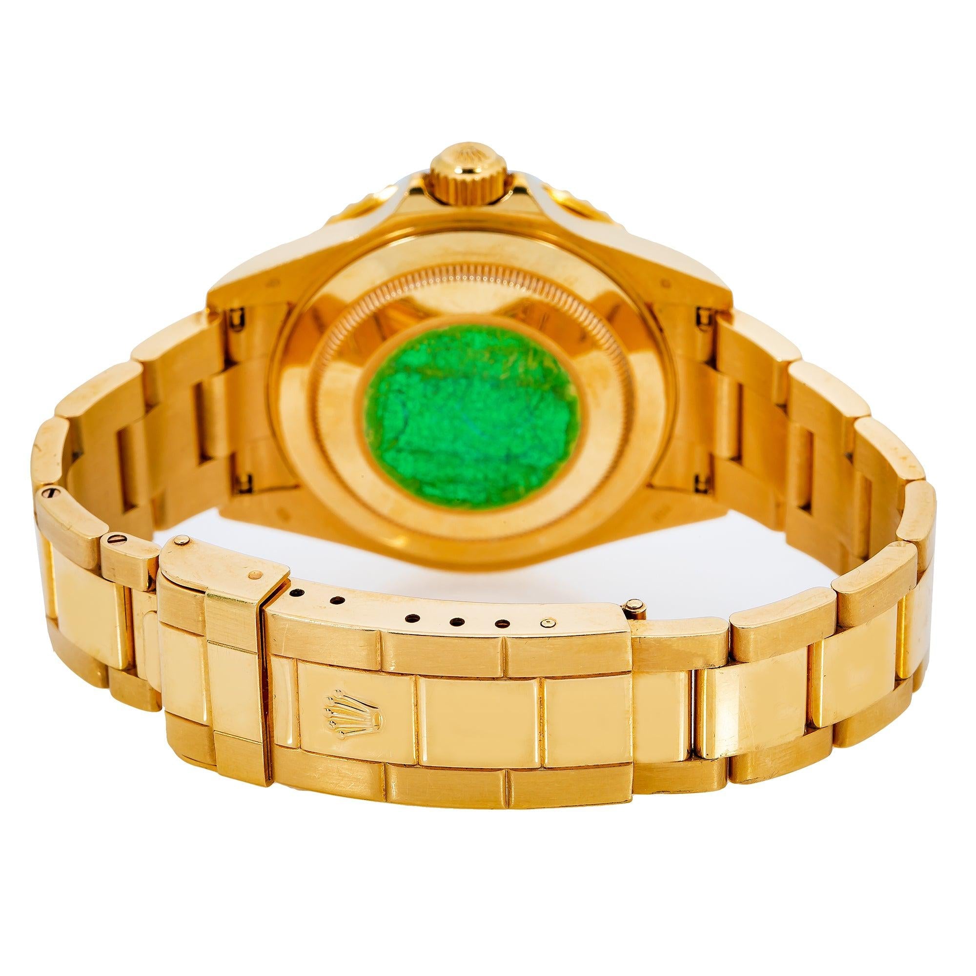 Rolex Submariner Date 16618 40MM Champagne Dial With Yellow Gold Oyster Bracelet