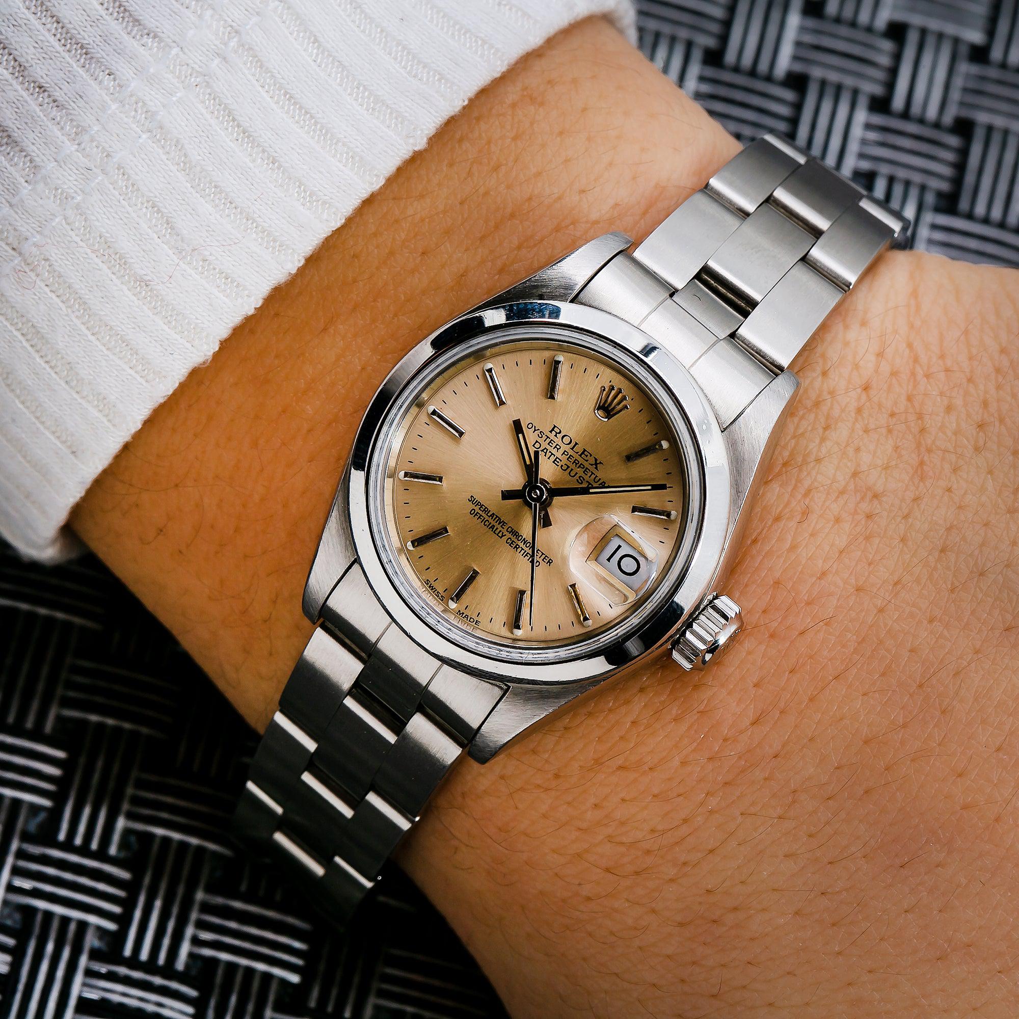 Rolex DateJust 26MM Salmon Dial With Stainless Steel Oyster Bracelet