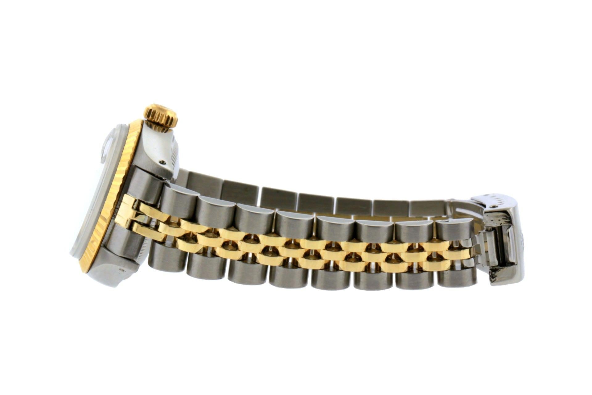 Rolex Datejust 26mm Yellow Gold and Stainless Steel Bracelet MOP Dial