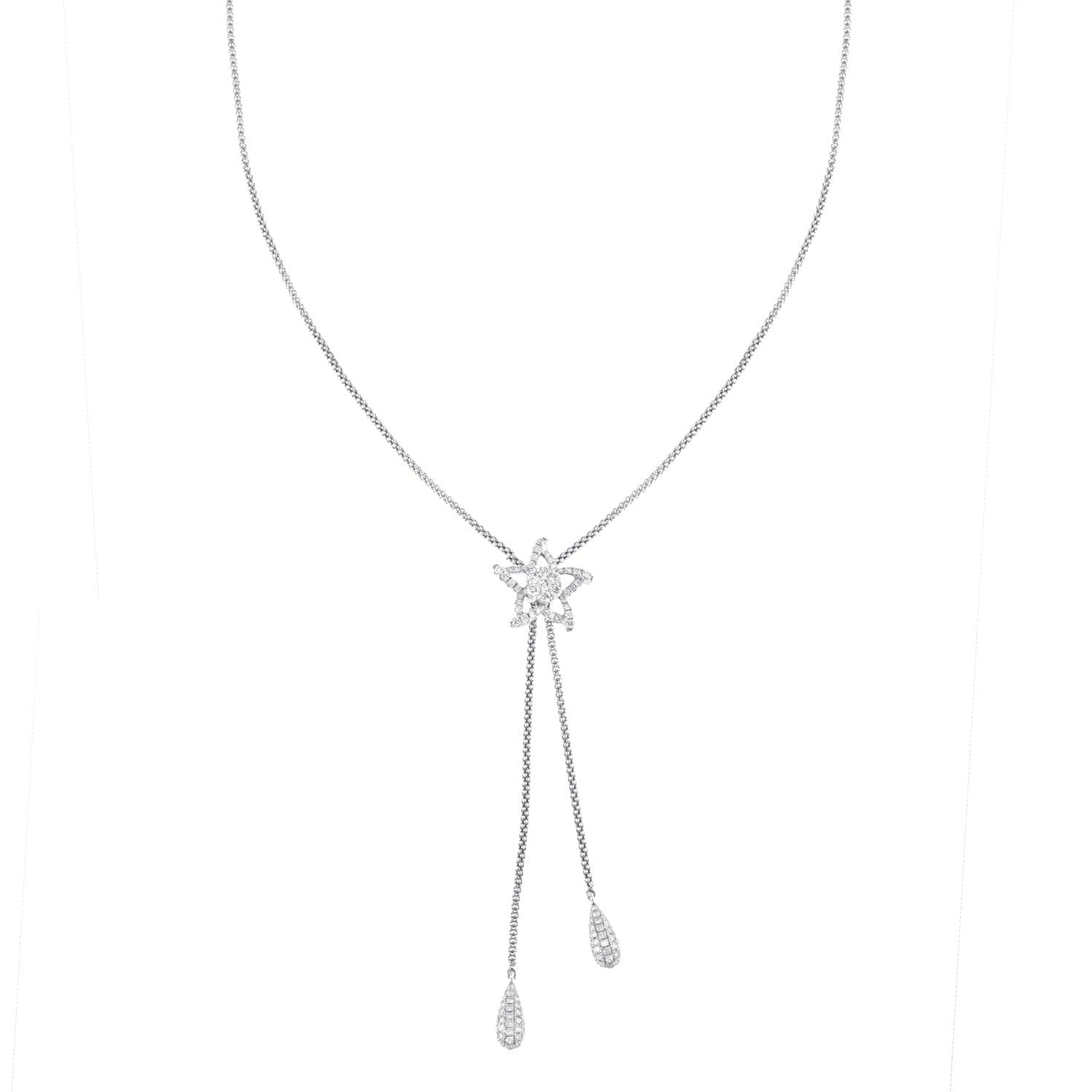 Ladies Chain with Diamond Star