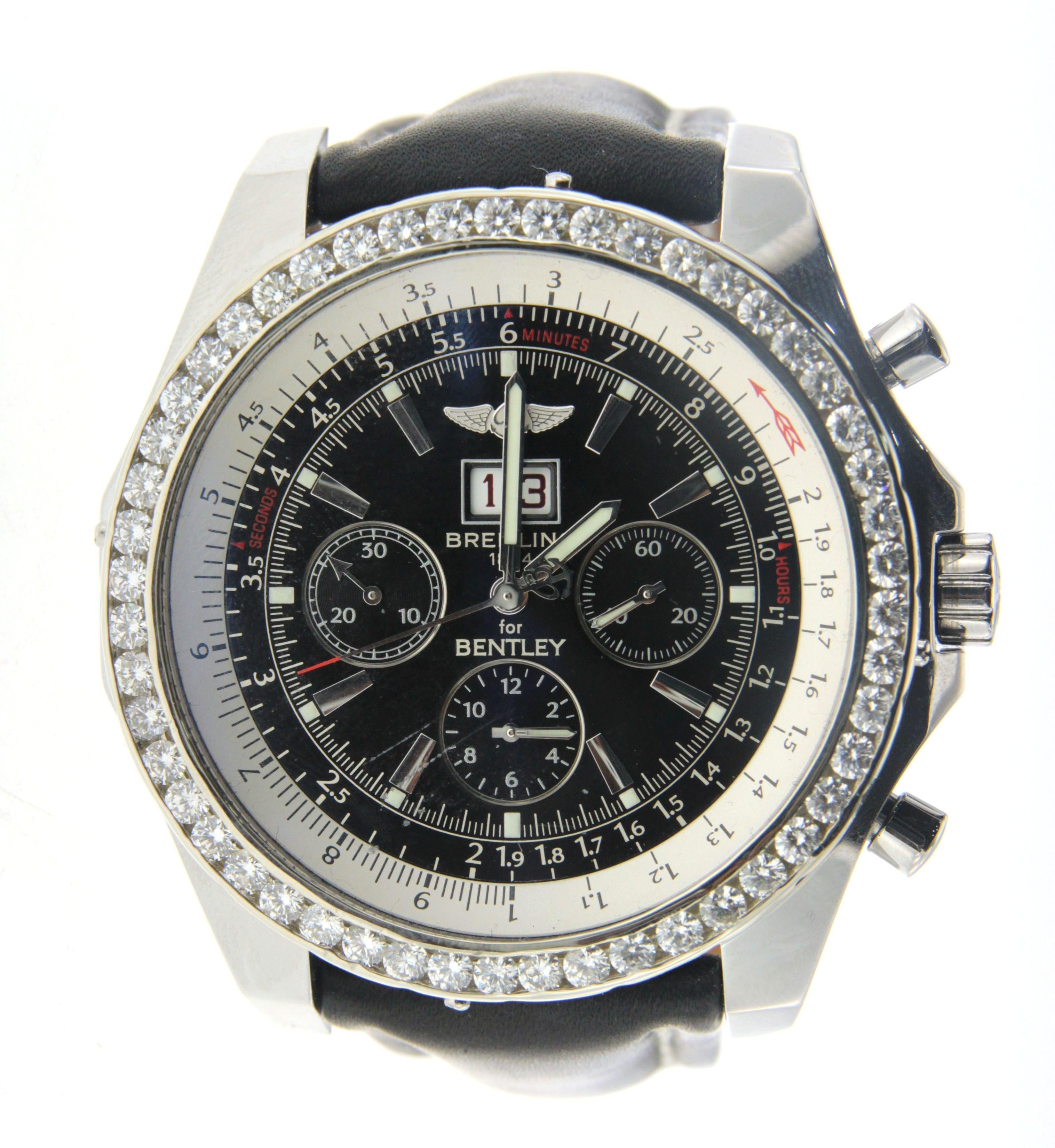 Breitling Bentley with Diamond Bezel