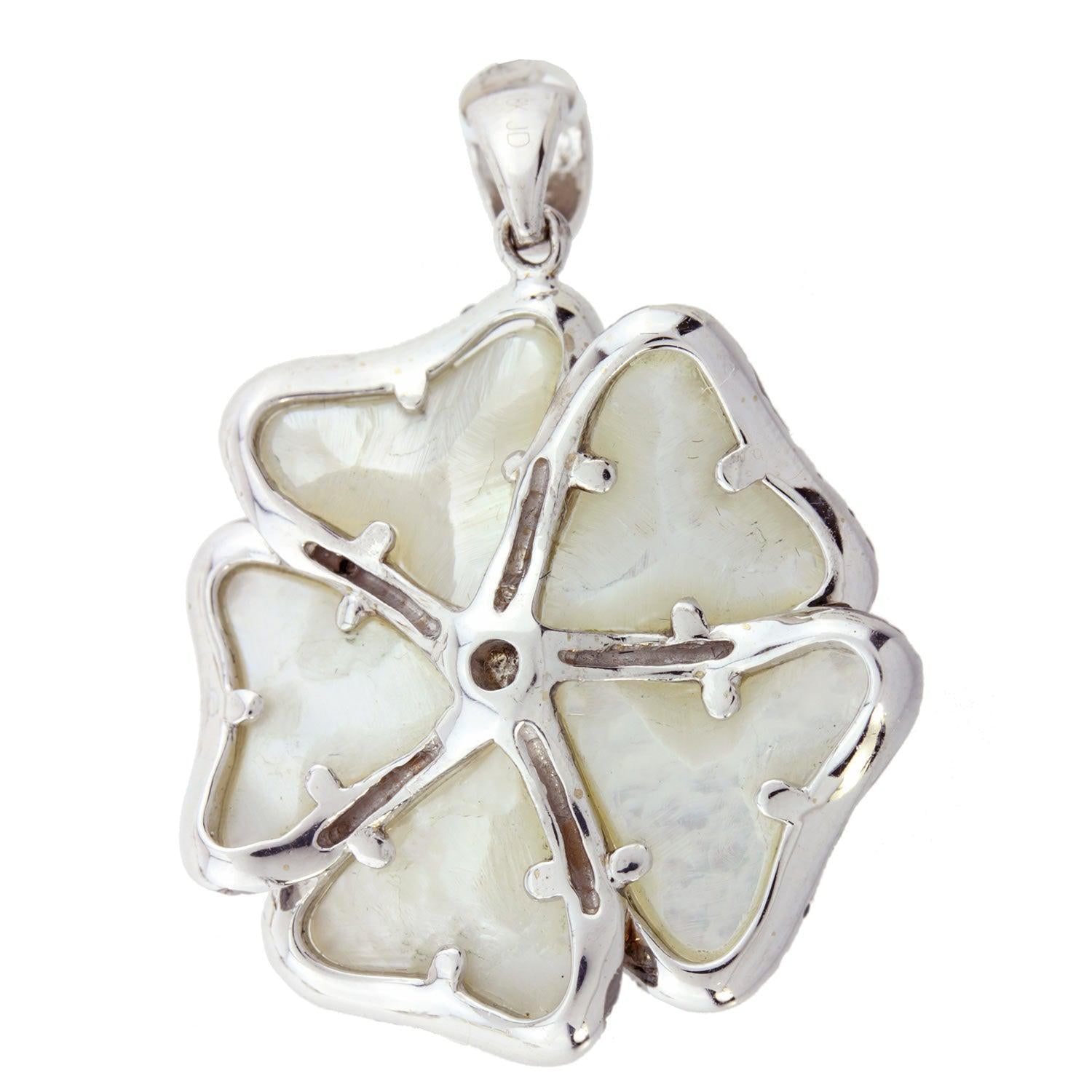 Black Diamond and White Onyx Pendant