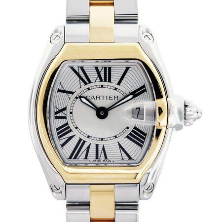 Cartier Roadster 38mm 2510S Gold Stainless Steel Case and Bracelet