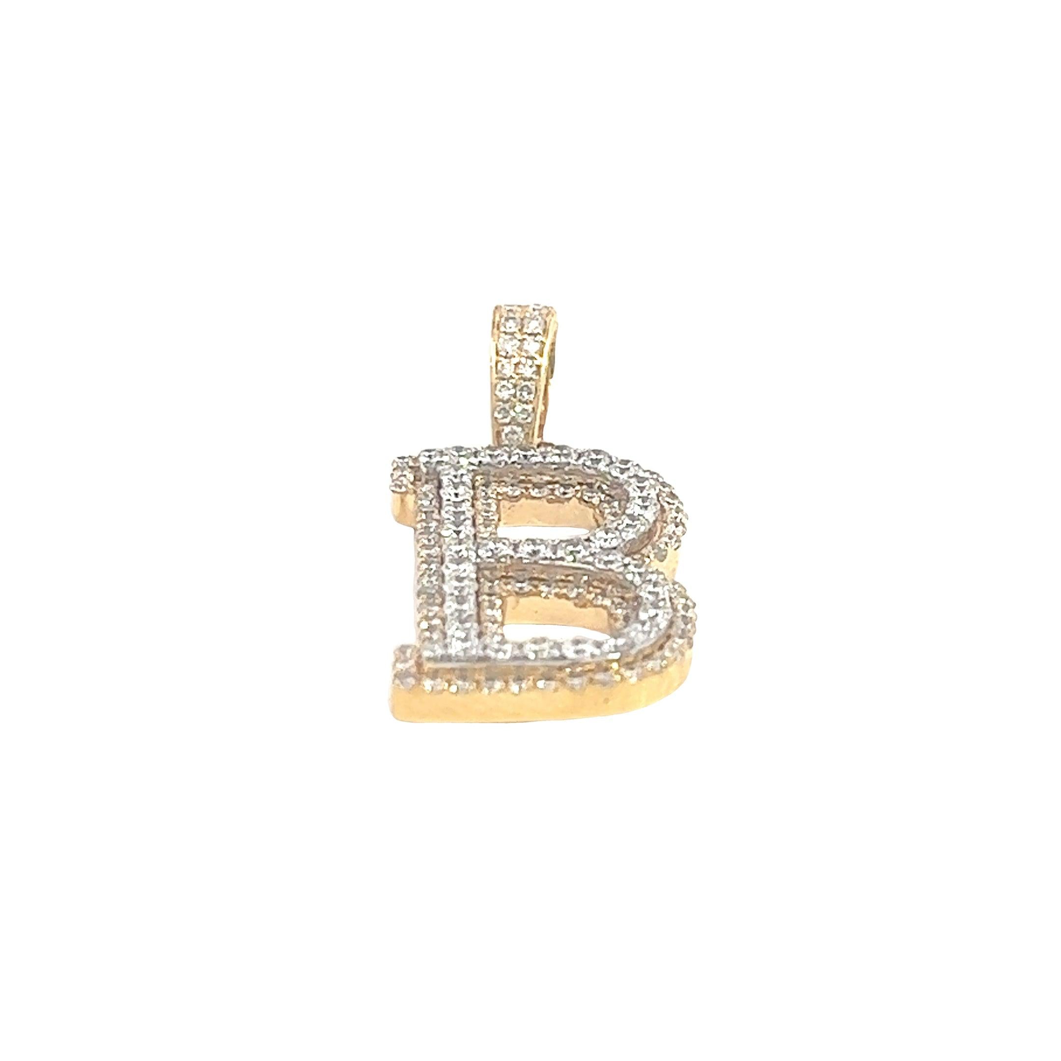 CHR1556AY-B 58,750.00 14KY 1.00CTW DIAMOND 3D TWO TONE LETTER PENDANT - B__2024-04-09-16-57-49.jpg