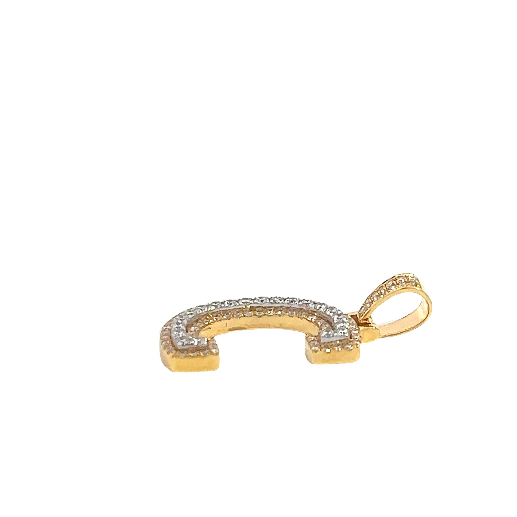 CHR1556AY-C $6,500.00 14KY 0.70CTW DIAMOND 3D TWO TONE LETTER PENDANT - C__2024-04-10-13-04-09-2.jpg