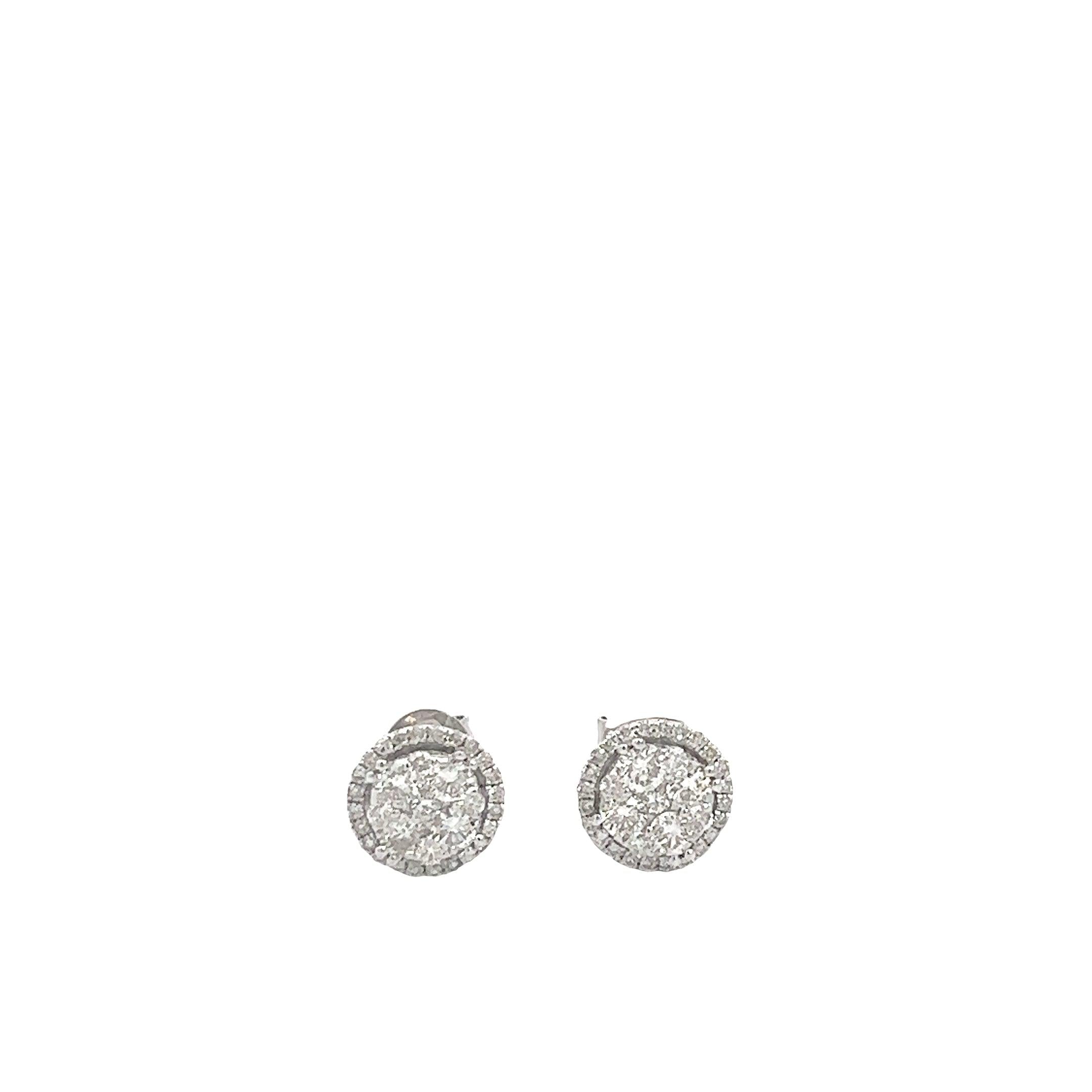 CL2035W $7,500.00CL2035W $7,500.00 14KW 1.00CTW DIAMOND ROUND SHAPED CLUSTER EARRING STUDS__2024-04-19-12-21-24.jpg