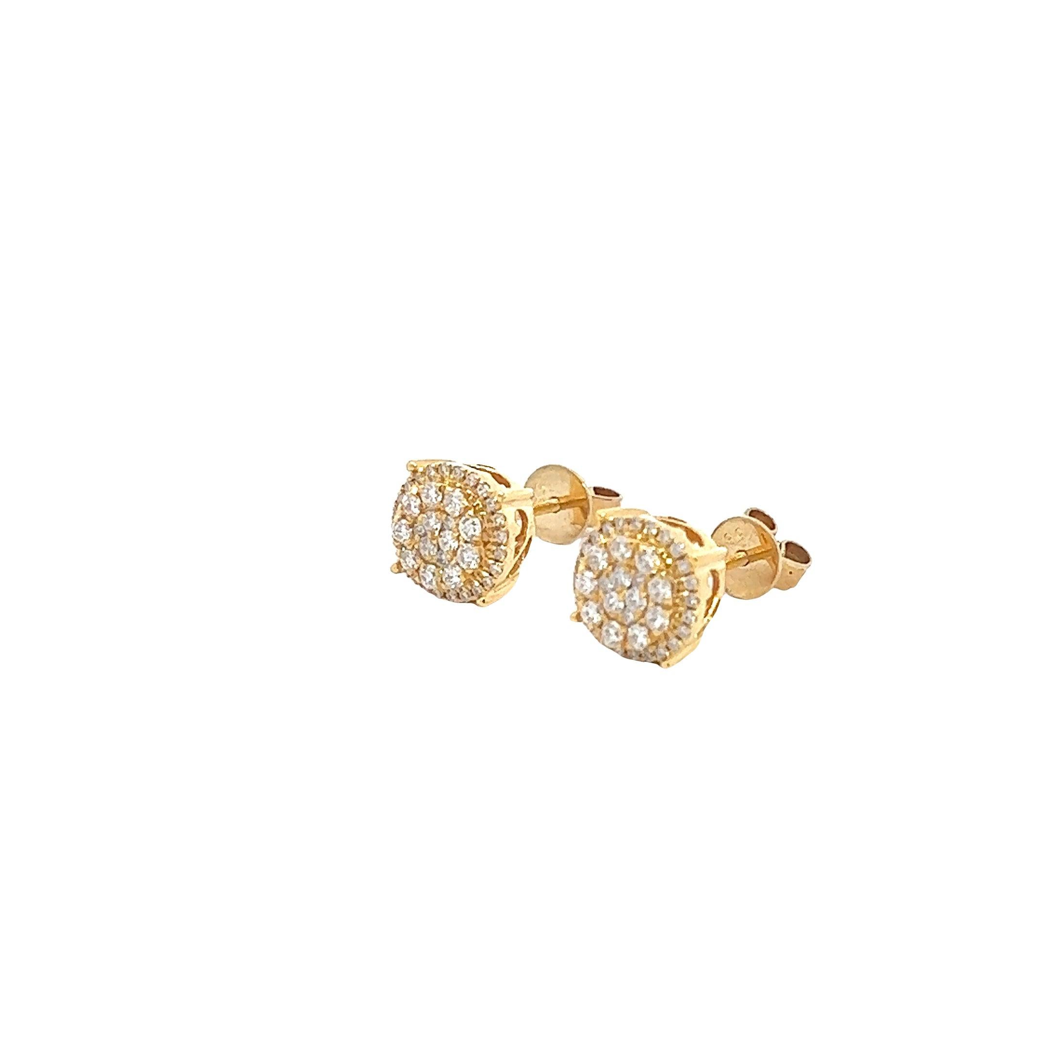 CL2194Y $6,990.00 14KY 0.65CTW DIAMOND ROUND CLUSTER EARRINGS WITH HALO__2024-04-19-12-08-00-2.jpg