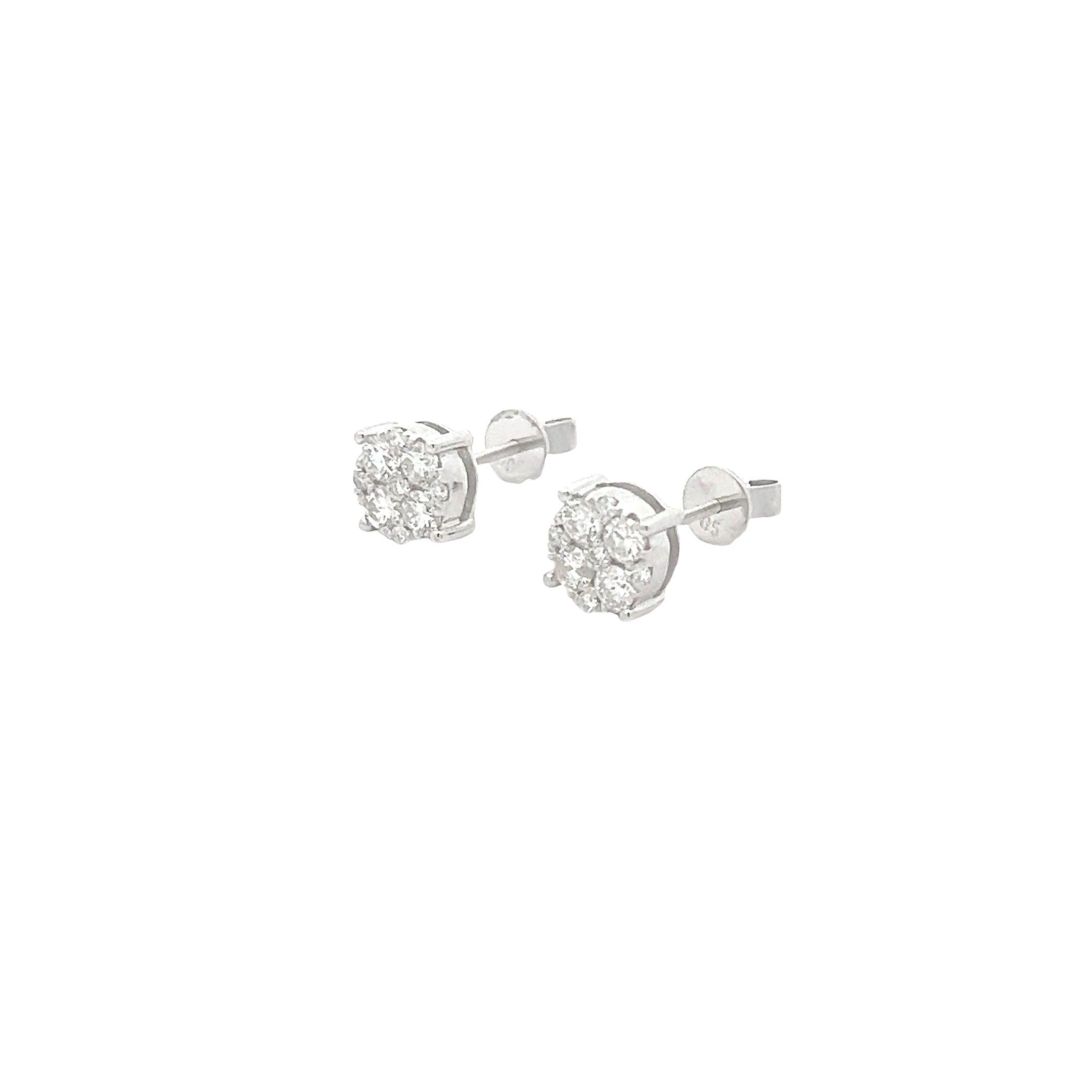 CL2340W: $10,990.00 14KW 1.28CTW DIAMOND ROUND CLUSTER EARRING STUDS WiR)CL2340W $10,990.00 14KW 1.26CTW DIAMOND ROUND CLUSTER EARRING STUDS__2024-04-18-14-49-46-2.jpg
