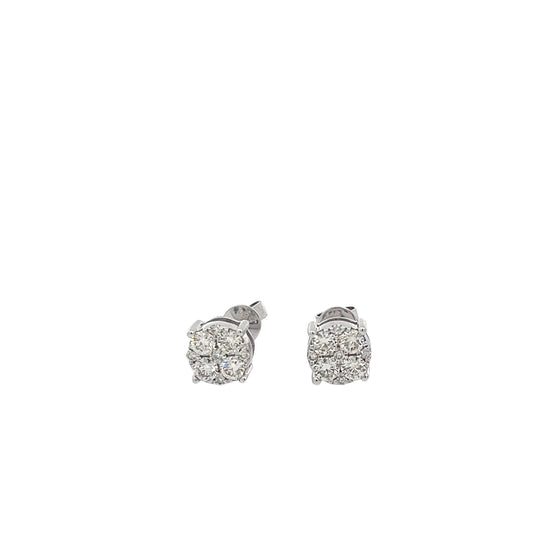 CL2340W 58,500.00 14KW 1 25CTW DIAMOND ROUND CLUSTER EARRING STUDECL2340W $8,500.00 14KW 1.25CTW DIAMOND ROUND CLUSTER EARRING STUDS__2024-04-17-15-17-58.jpg