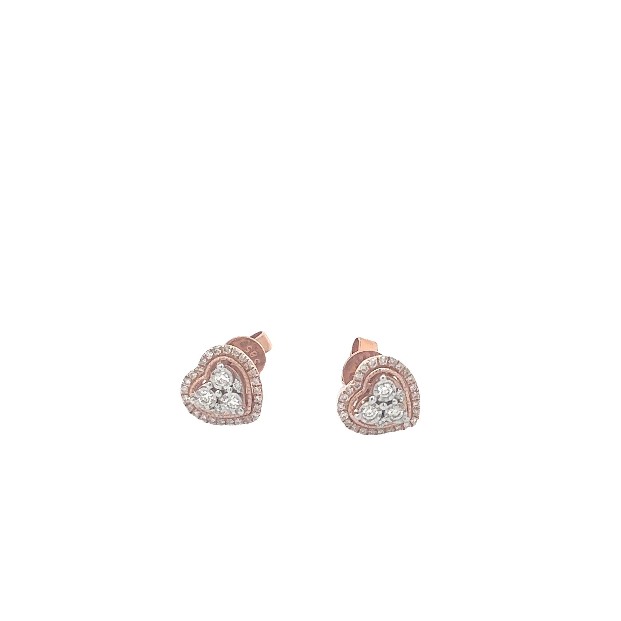 CL2355R $3,990.00 14KR 0.33CTW ILLUSION SET DIAMOND HEART CLUSTER EARRINGS - HEART HALO__2024-04-18-15-49-40.jpg