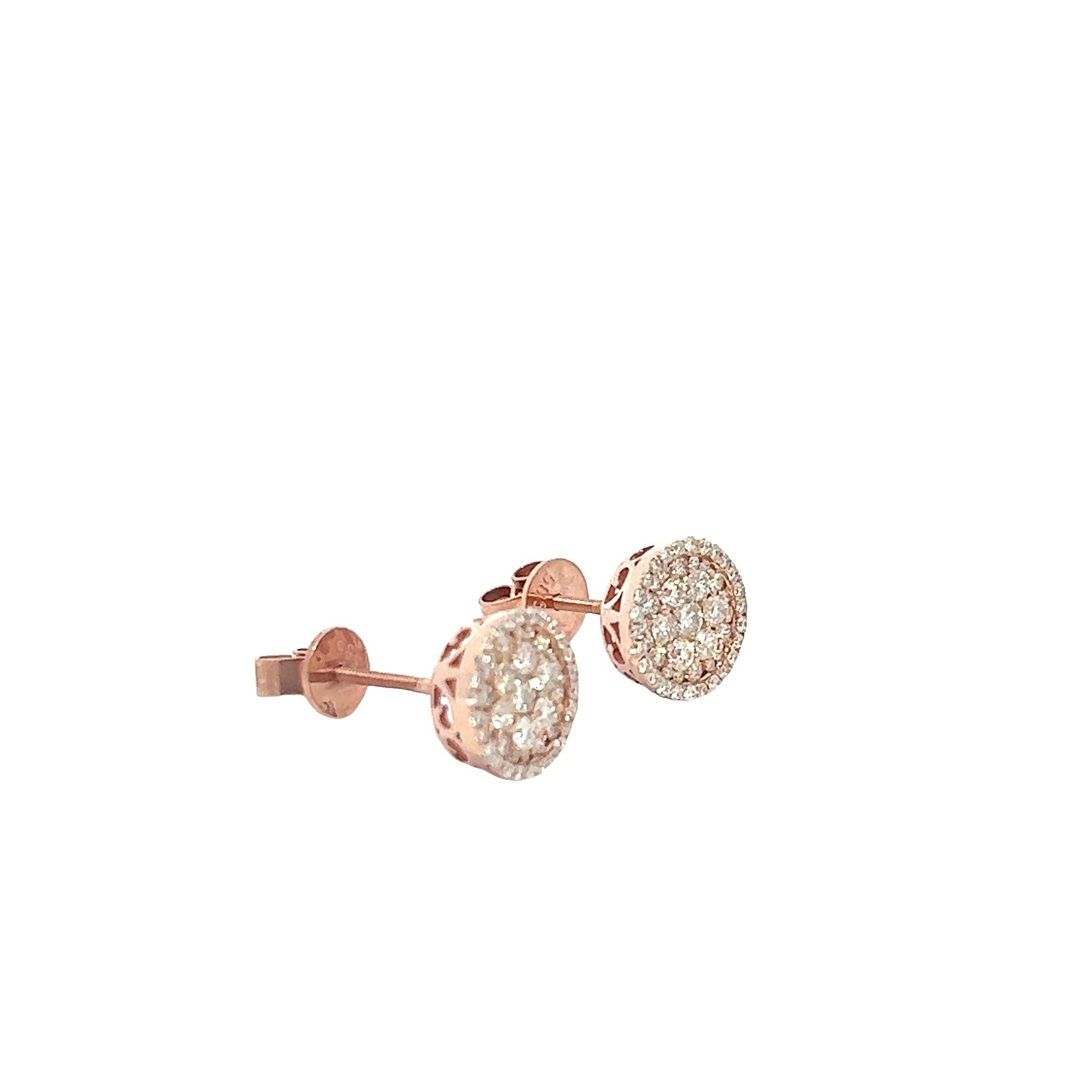 CL2421R $7,990.00 14KR 1.00CTW DIAMOND ROUND CLUSTER EARRINGS SINGLE ROW BORDERCL2421R $7,990.00 14KR 1.00CTW DIAMOND ROUND CLUSTER EARRINGS - SINGLE ROW BORDER__2024-04-19-12-11-43-1.jpg