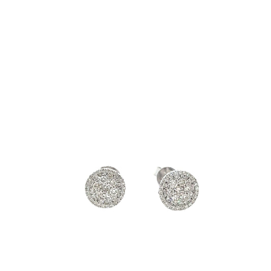 CL2421 W $7,990.00 14KW 1.00CTW DIAMOND ROUND CLUSTER EARRINGS • SINGLE ROW BORDERCL2421W $7,990.00 14KW 1.00CTW DIAMOND ROUND CLUSTER EARRINGS - SINGLE ROW BORDER__2024-04-19-12-16-08.jpg