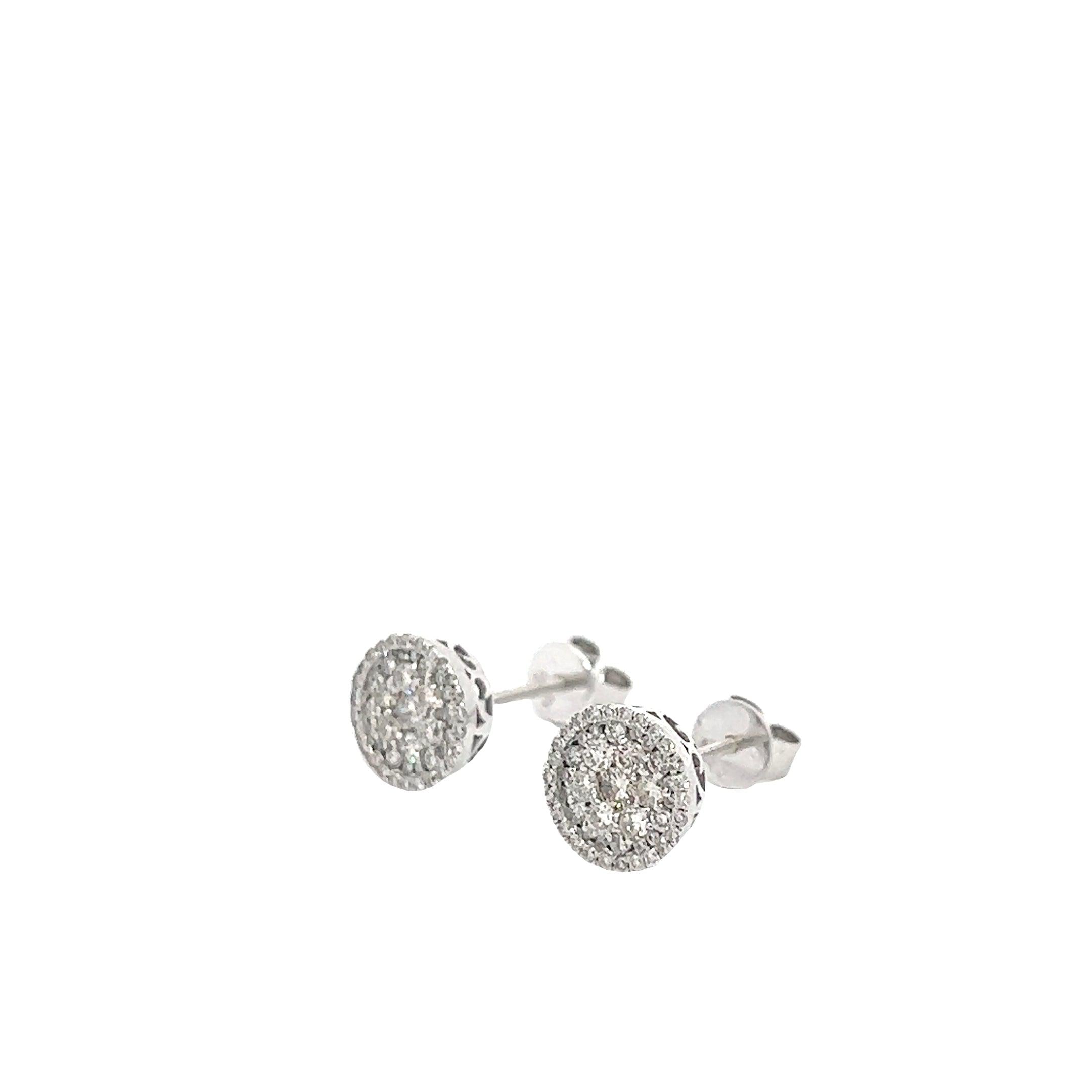 CL2421 W $7,990.00 14KW 1.00CTW DIAMOND ROUND CLUSTER EARRINGS • SINGLE ROW BORDERCL2421W $7,990.00 14KW 1.00CTW DIAMOND ROUND CLUSTER EARRINGS - SINGLE ROW BORDER__2024-04-19-12-16-09-1.jpg