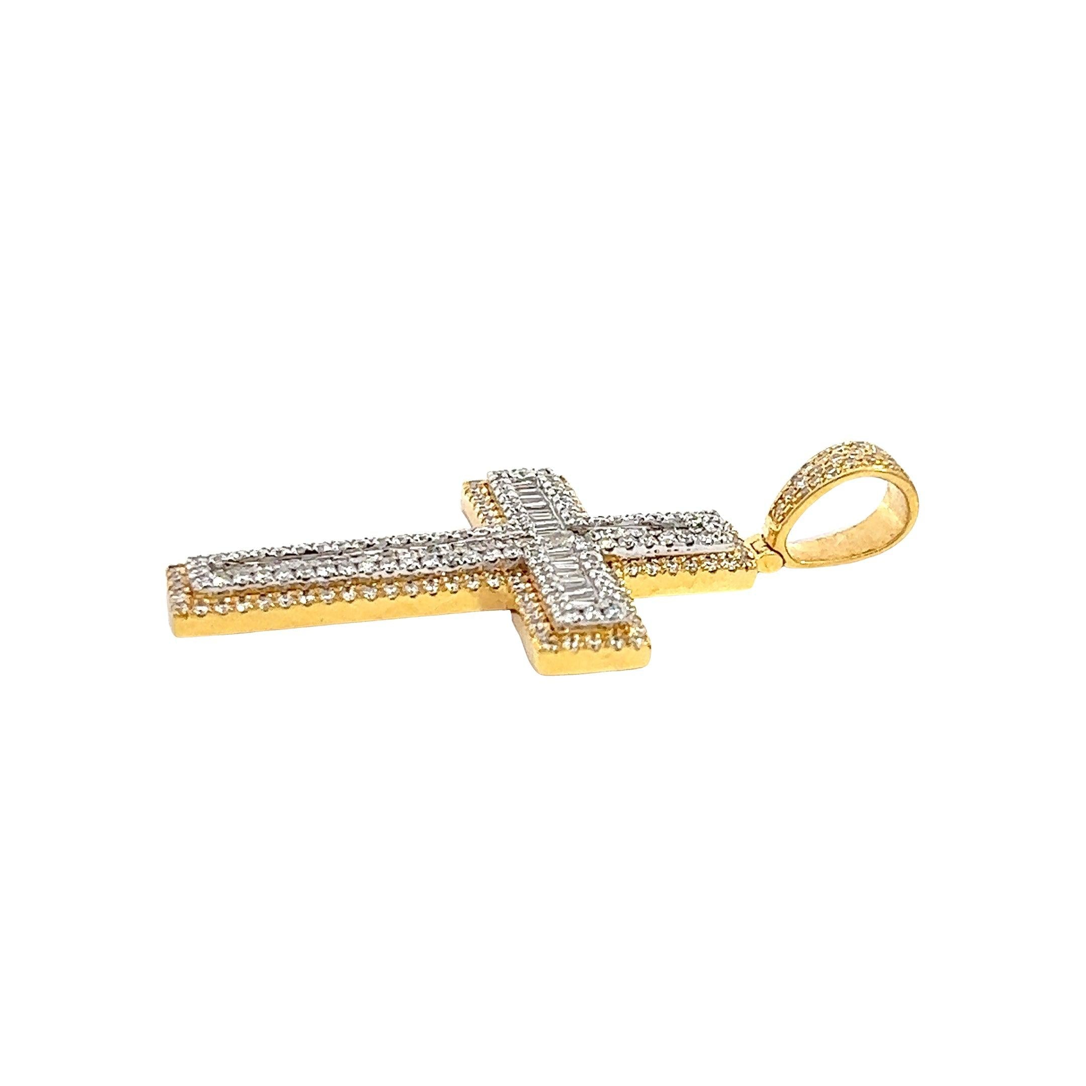 CR0583YW $25,990.00 14KY+W 2.75CTW BAGUETTE DIAMOND CROSS - RAISED WG BORDER__2024-04-11-10-25-52-2.jpg