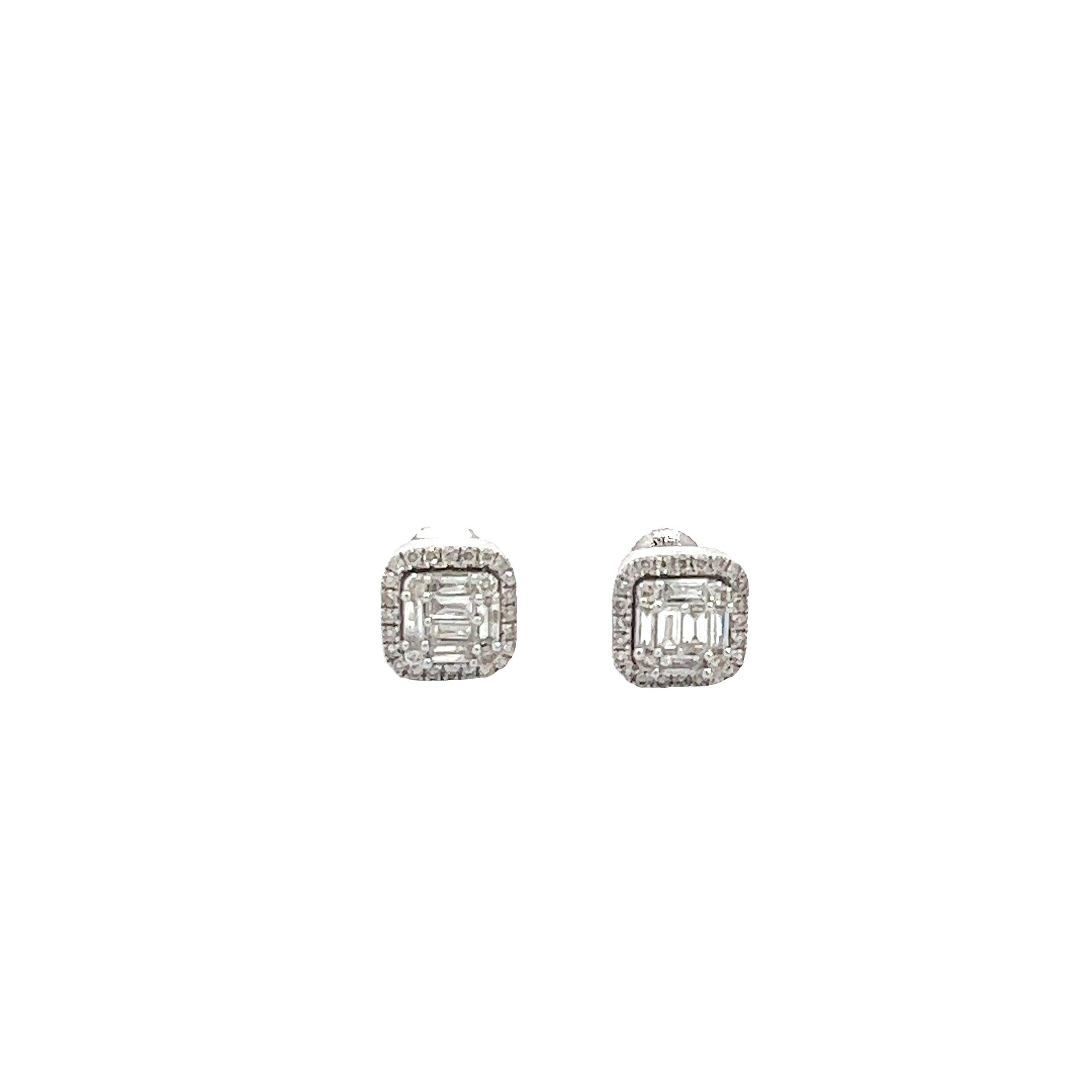ER3745W $4,500.00 14KW 0.50CTW BAQUETTE DIAMOND HALO EARRINGS STUDSER3745W $4,500.00 14KW 0.50CTW BAGUETTE DIAMOND HALO EARRINGS STUDS__2024-04-18-10-53-08.jpg